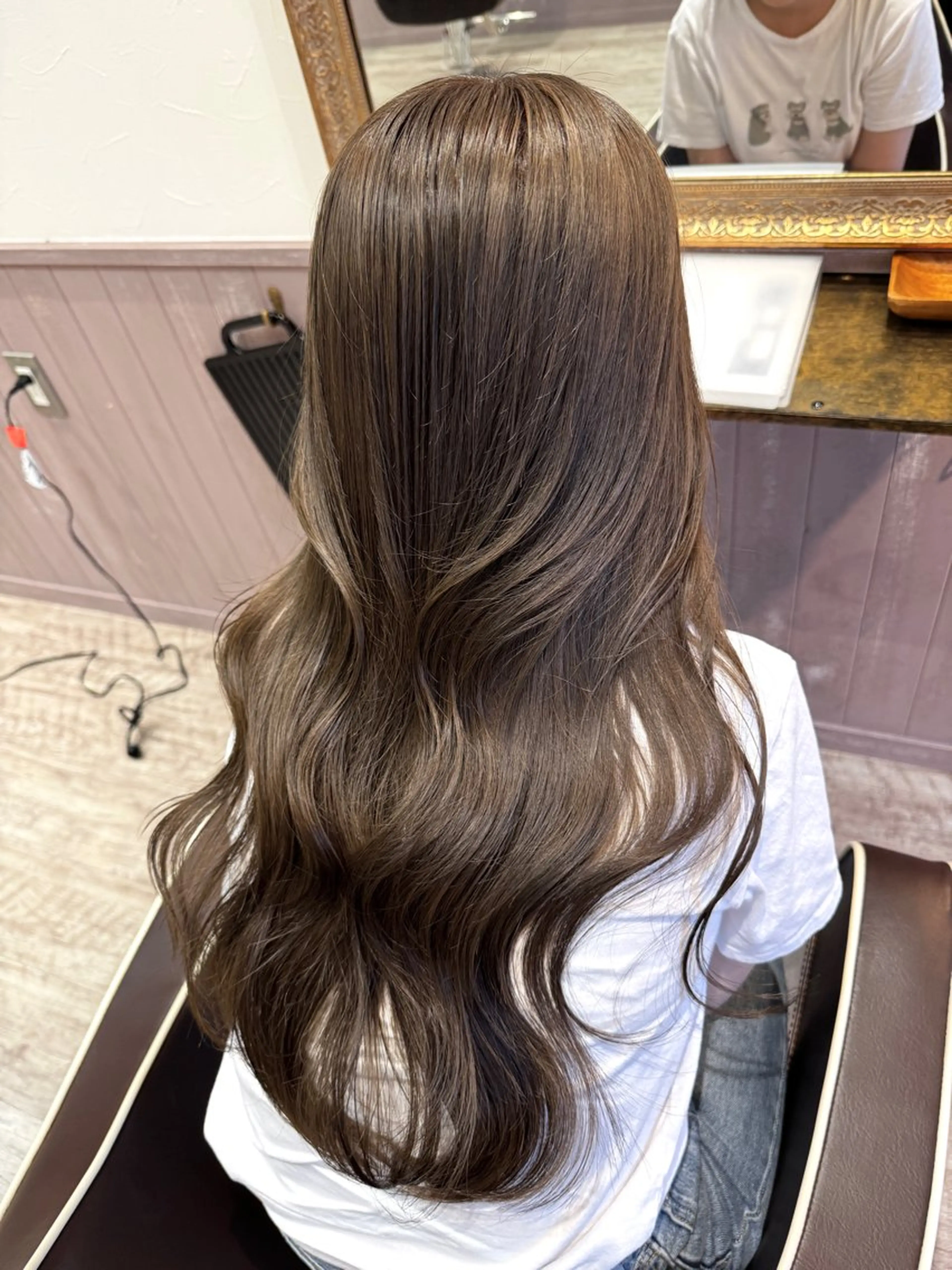 ロング カラー カット ヘアカラー トリートメント 矢場町/ダブルカラー /レイヤー/アリサのヘアスタイル