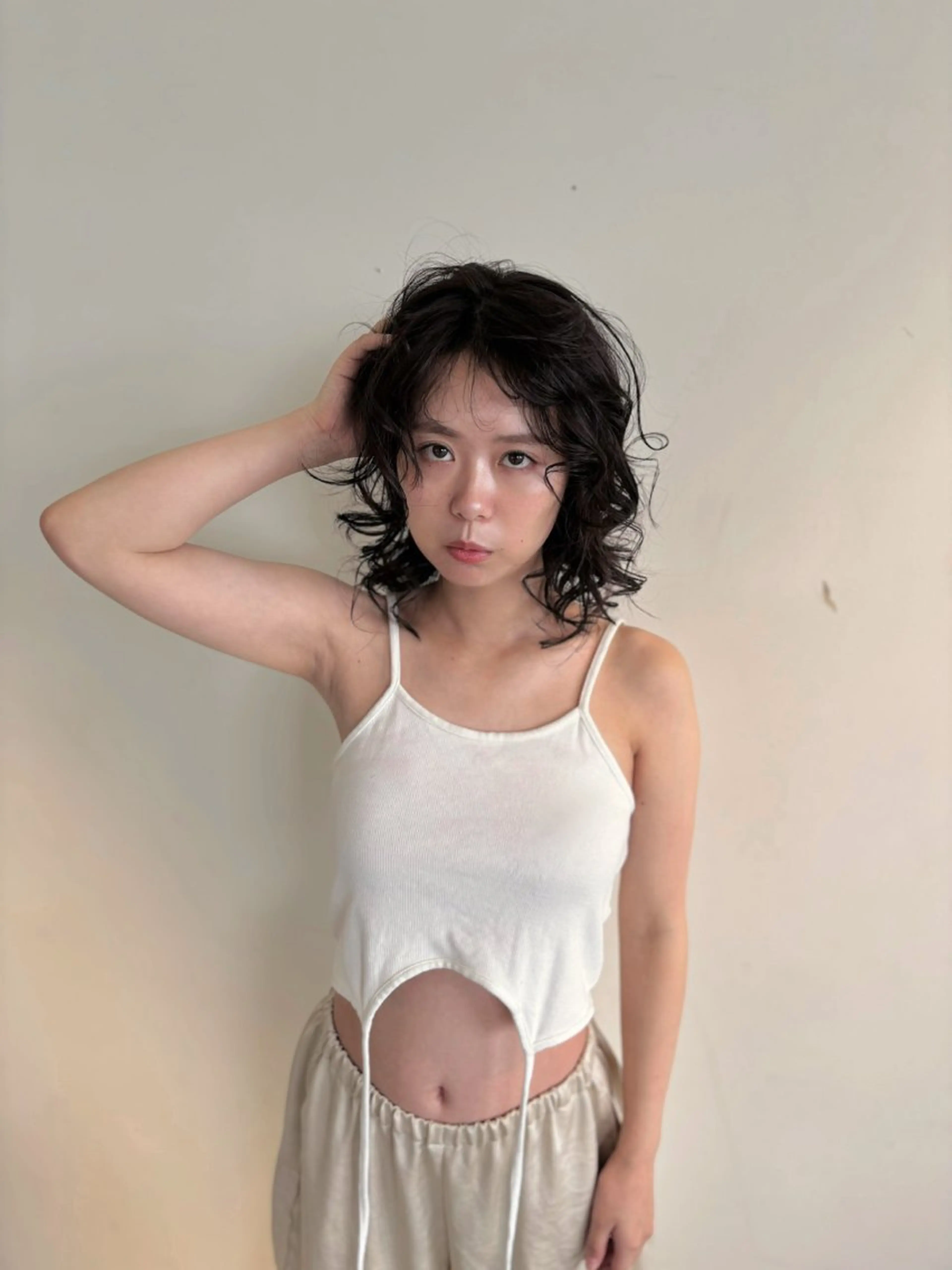 パーマ 勝田 沙耶のヘアスタイル