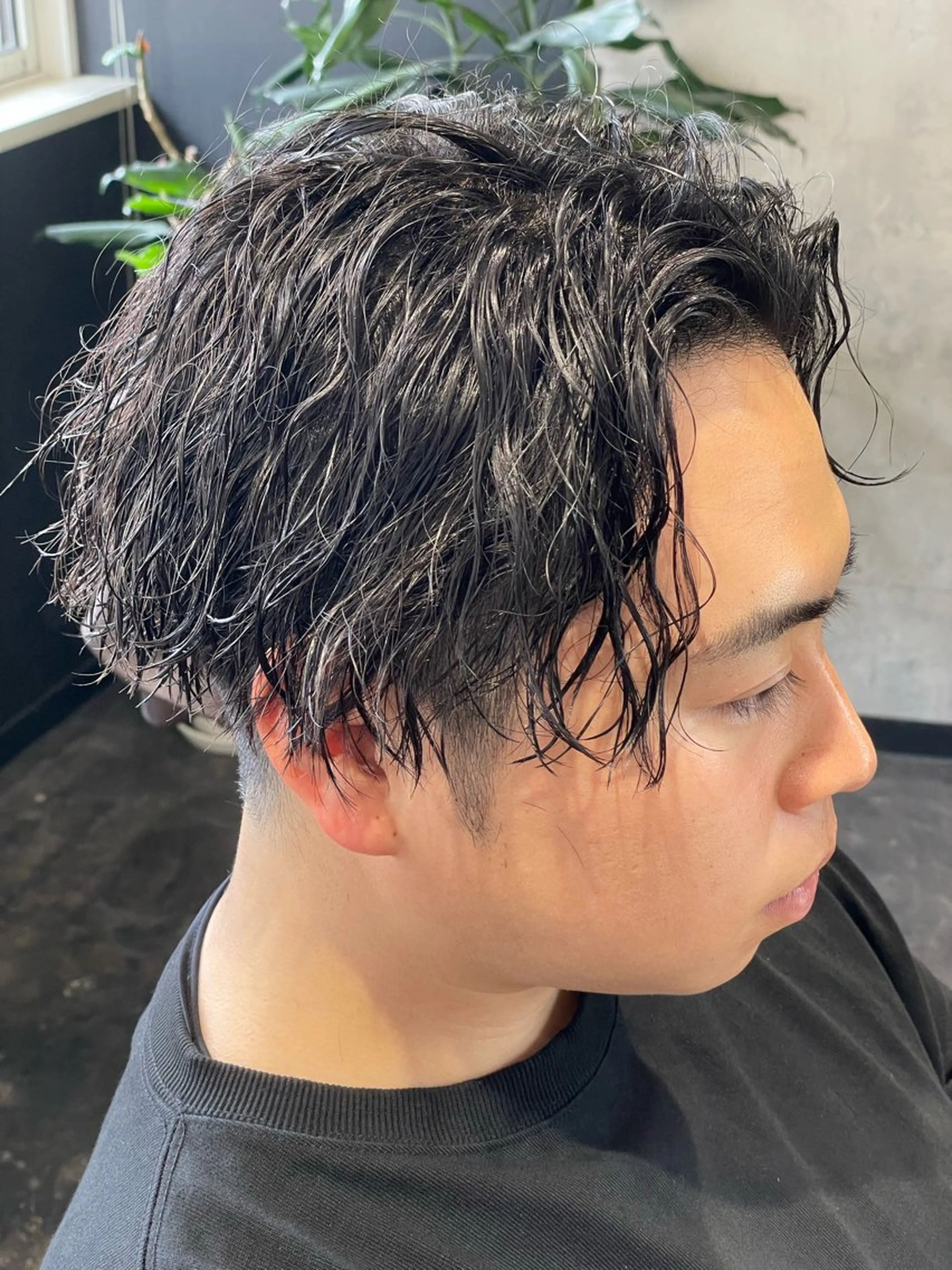 パーマ メンズ カット パーマ 💈メンズ職人 ルキト💈のヘアスタイル