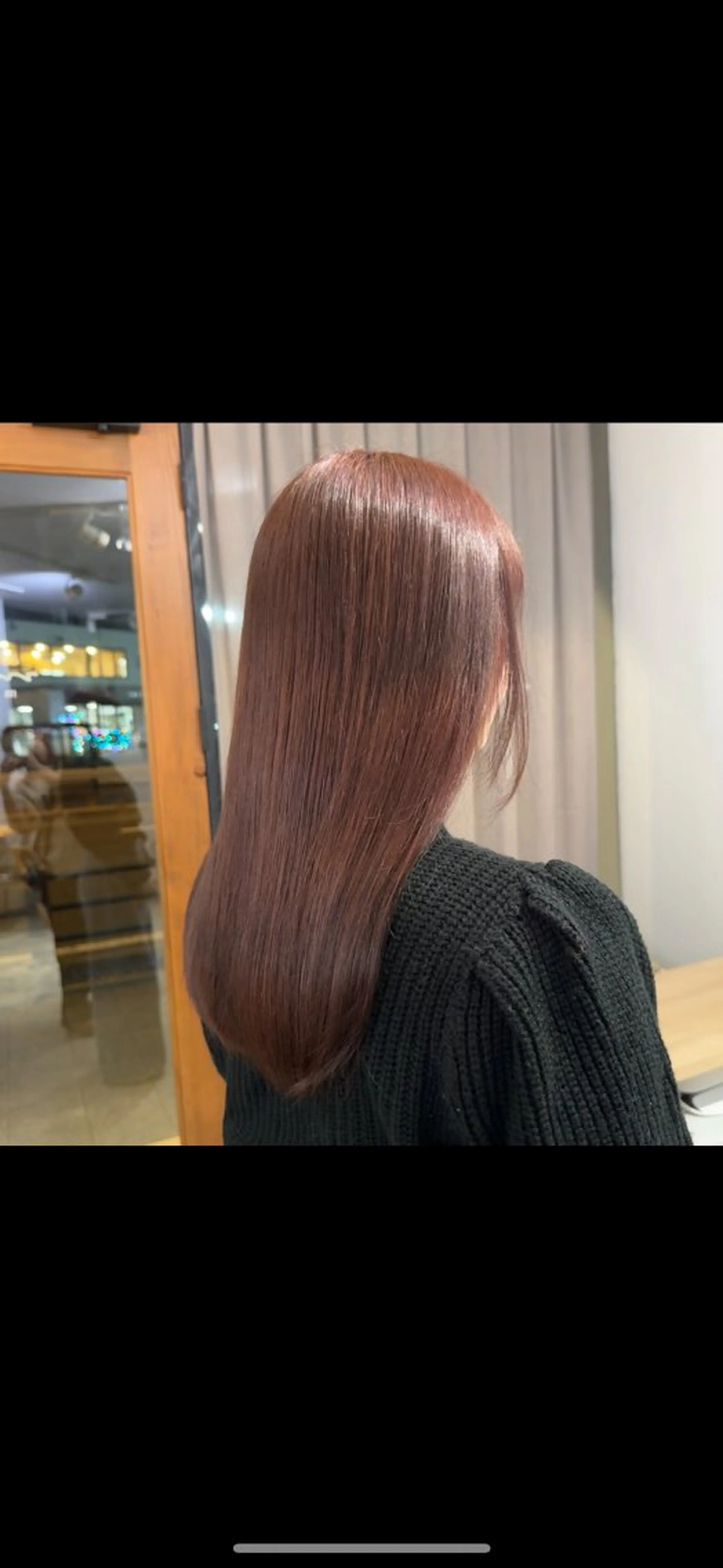 ロング カラー ブリーチ ダブルカラー ブリーチなしカラー 吉田 葉音のヘアスタイル