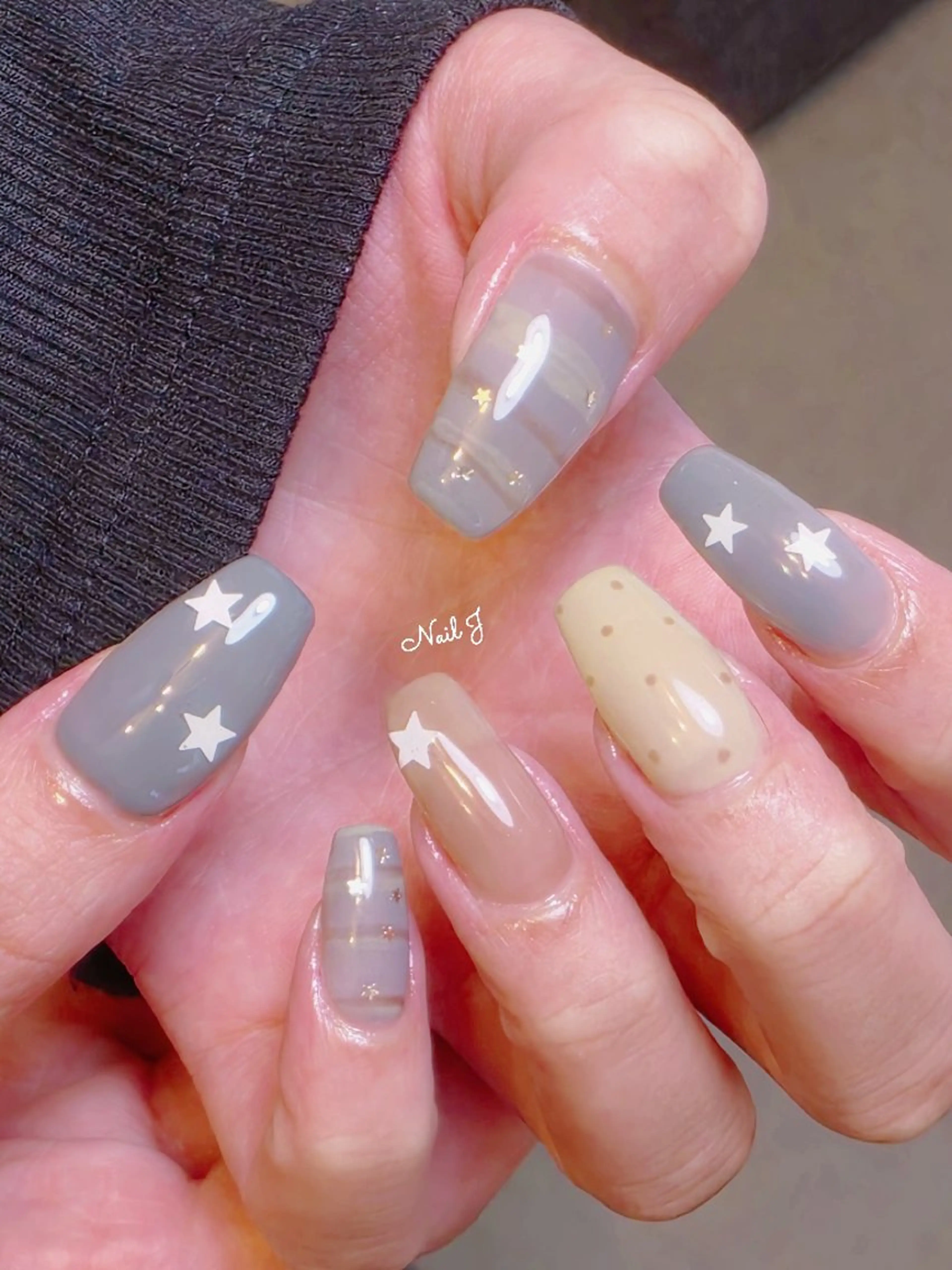 ネイル 韓国ネイル 春ネイル ハンドネイル Nail Jのネイルデザイン