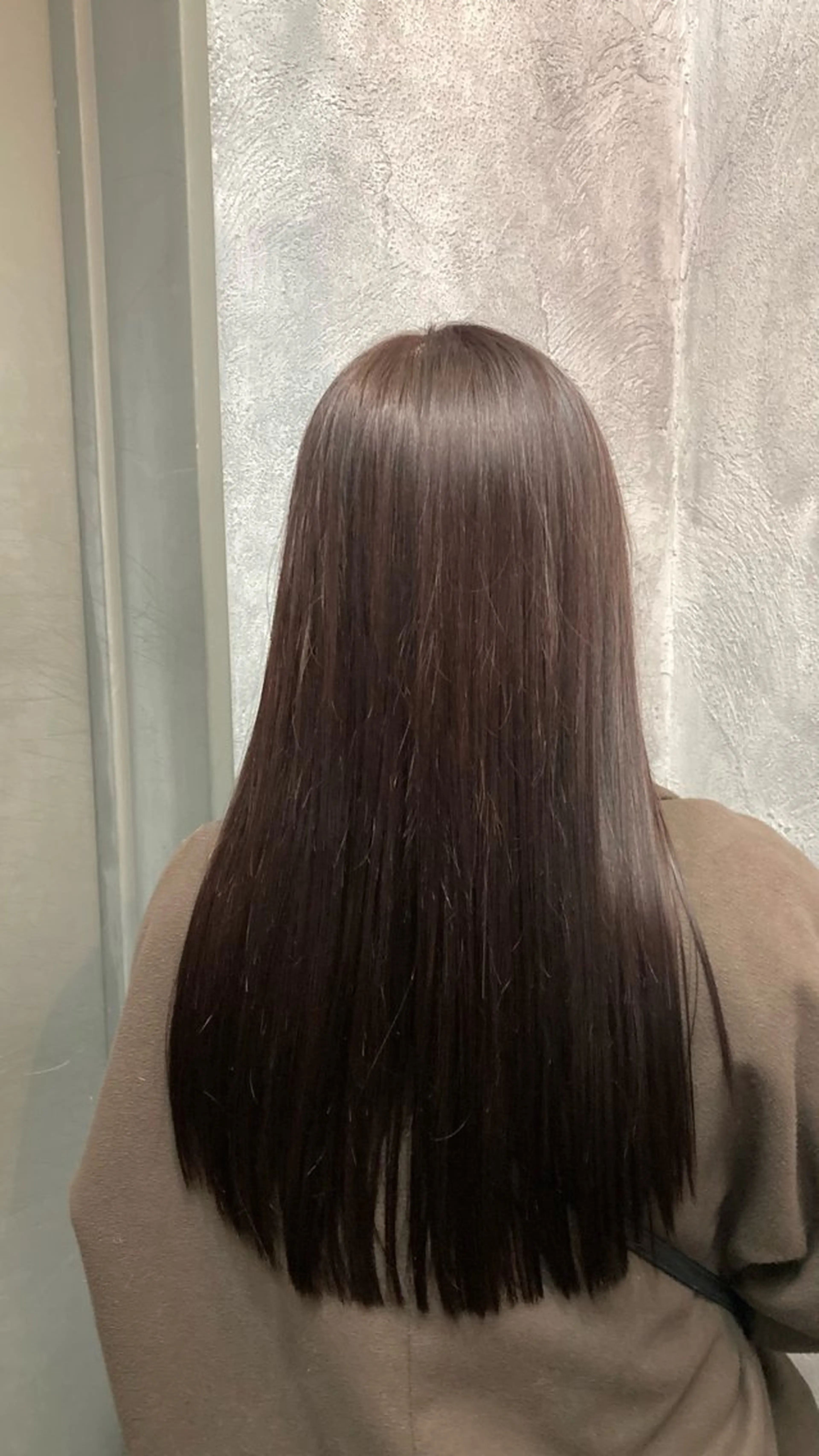 ロング カラー アッシュ イルミナカラー パープルカラー ヘアカラー 🐺ﾅｶﾑﾗ ﾓﾓｶのヘアスタイル