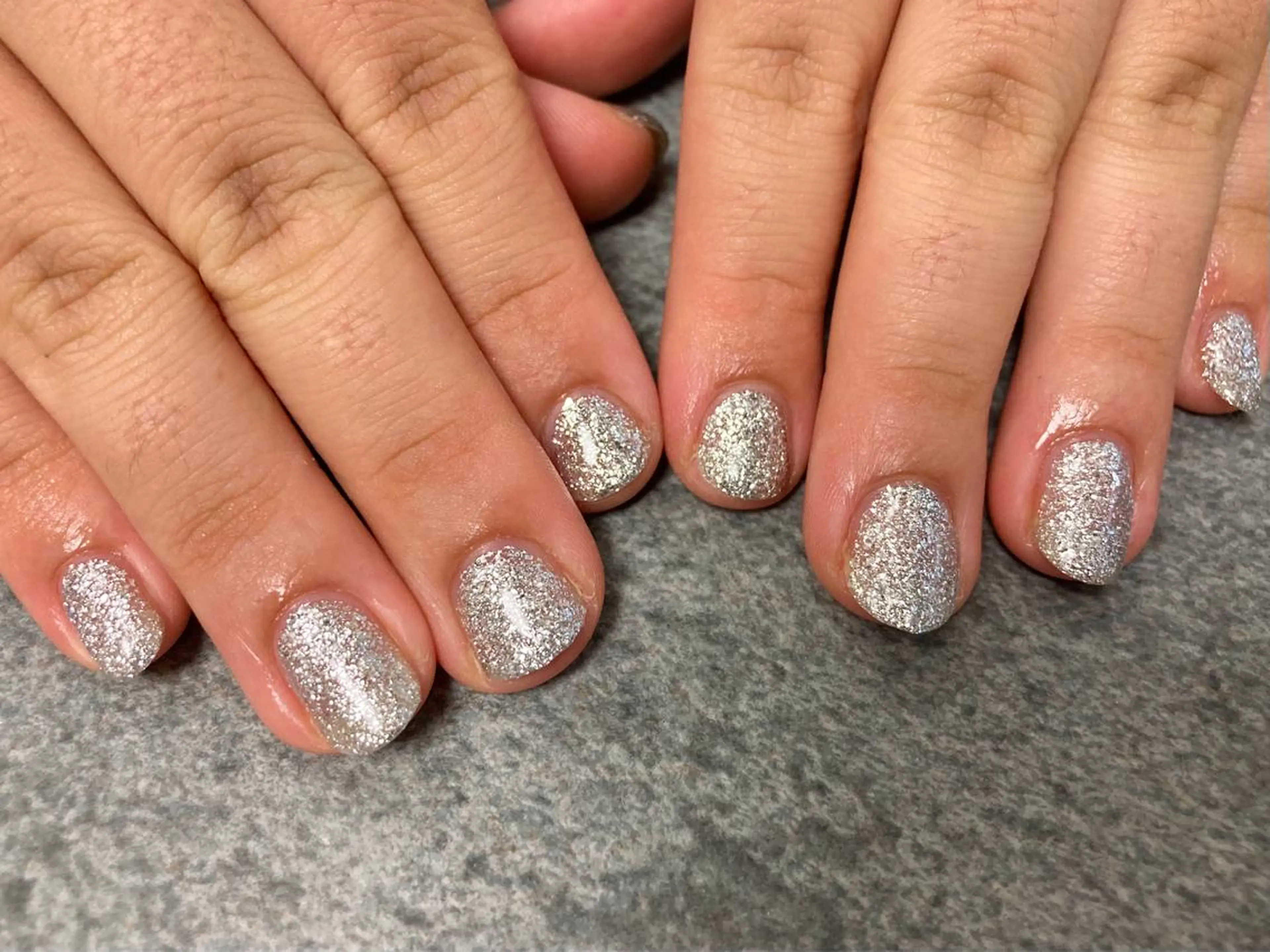 ネイル ラメ(グリッター) ワンカラーネイル ハンドネイル mogunail &blowのネイルデザイン