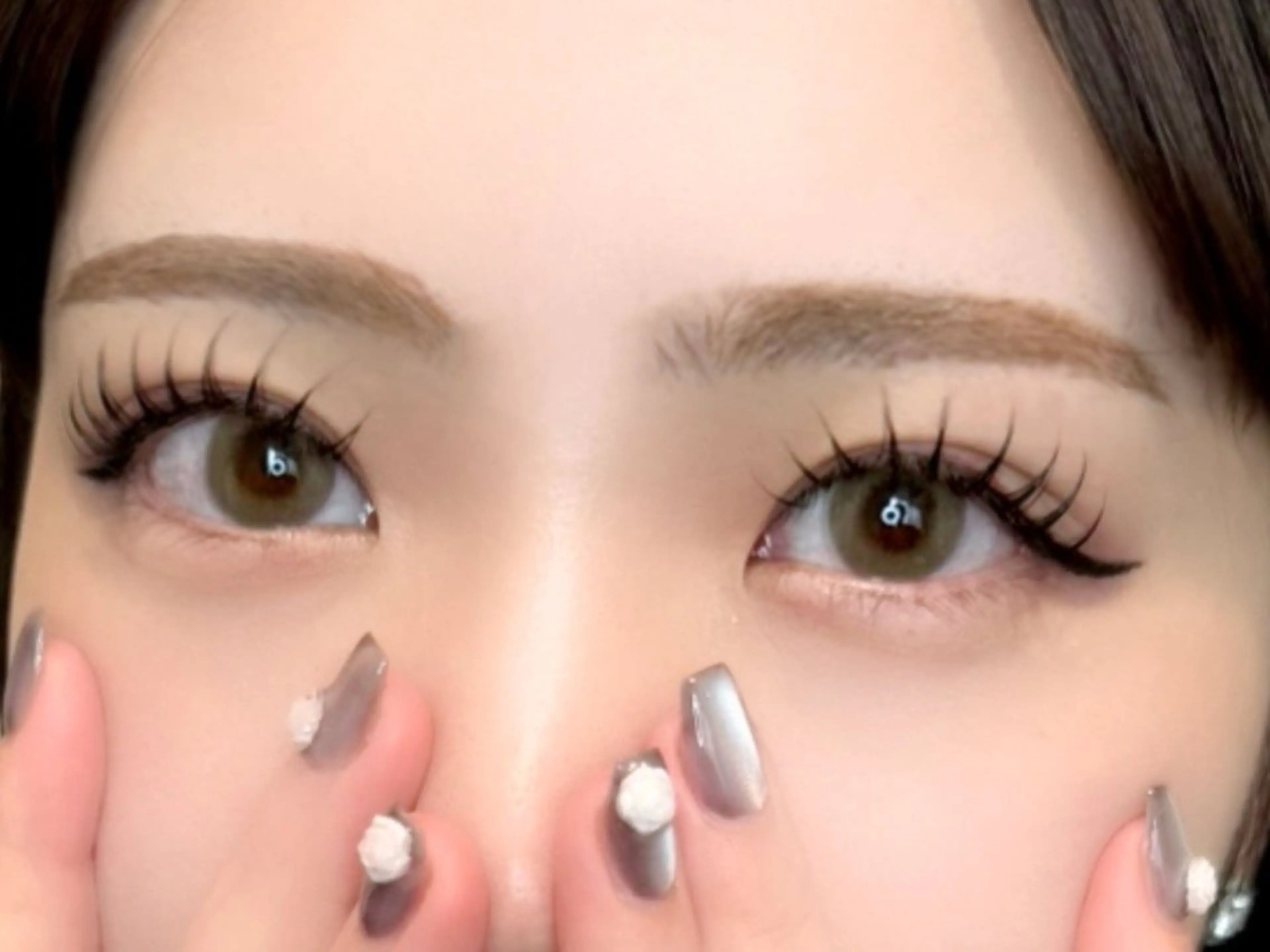 マツエク・マツパ 透明感カラー/艶髪/ マツエク/ゆずはのマツエク・マツパデザイン