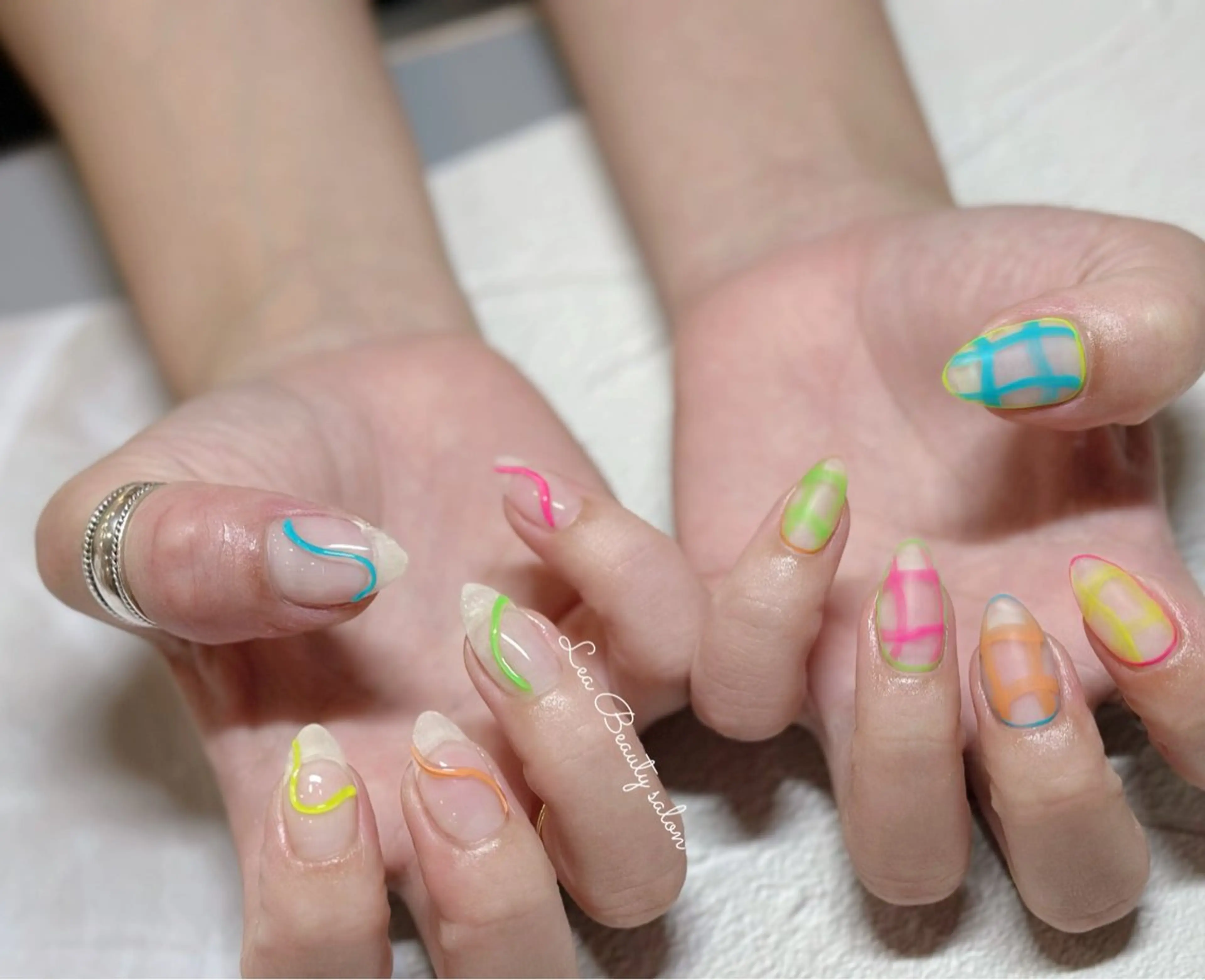 ネイル 夏ネイル Lea Beauty salonのネイルデザイン