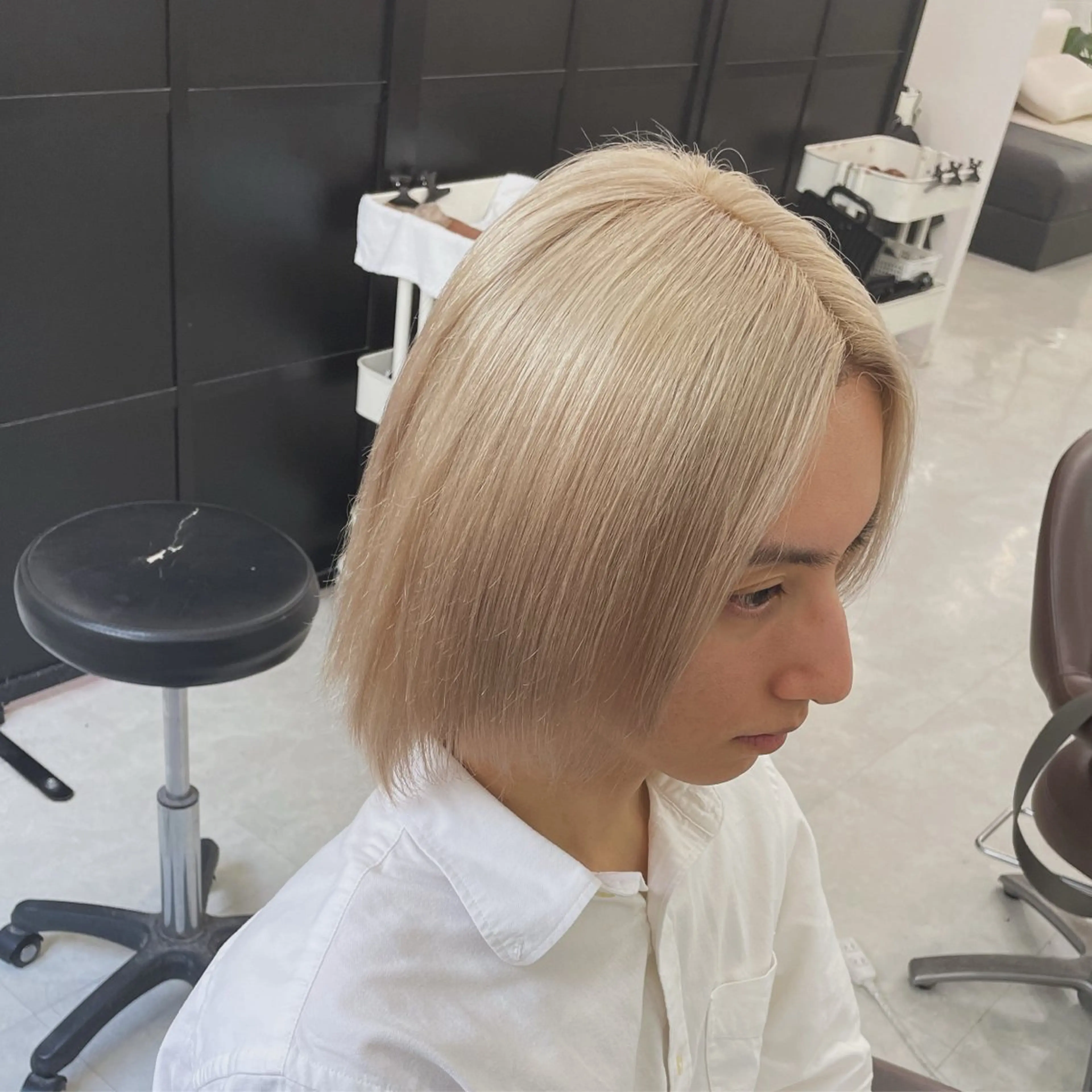 ショート ヘアカラー 田中 翔覇のヘアスタイル