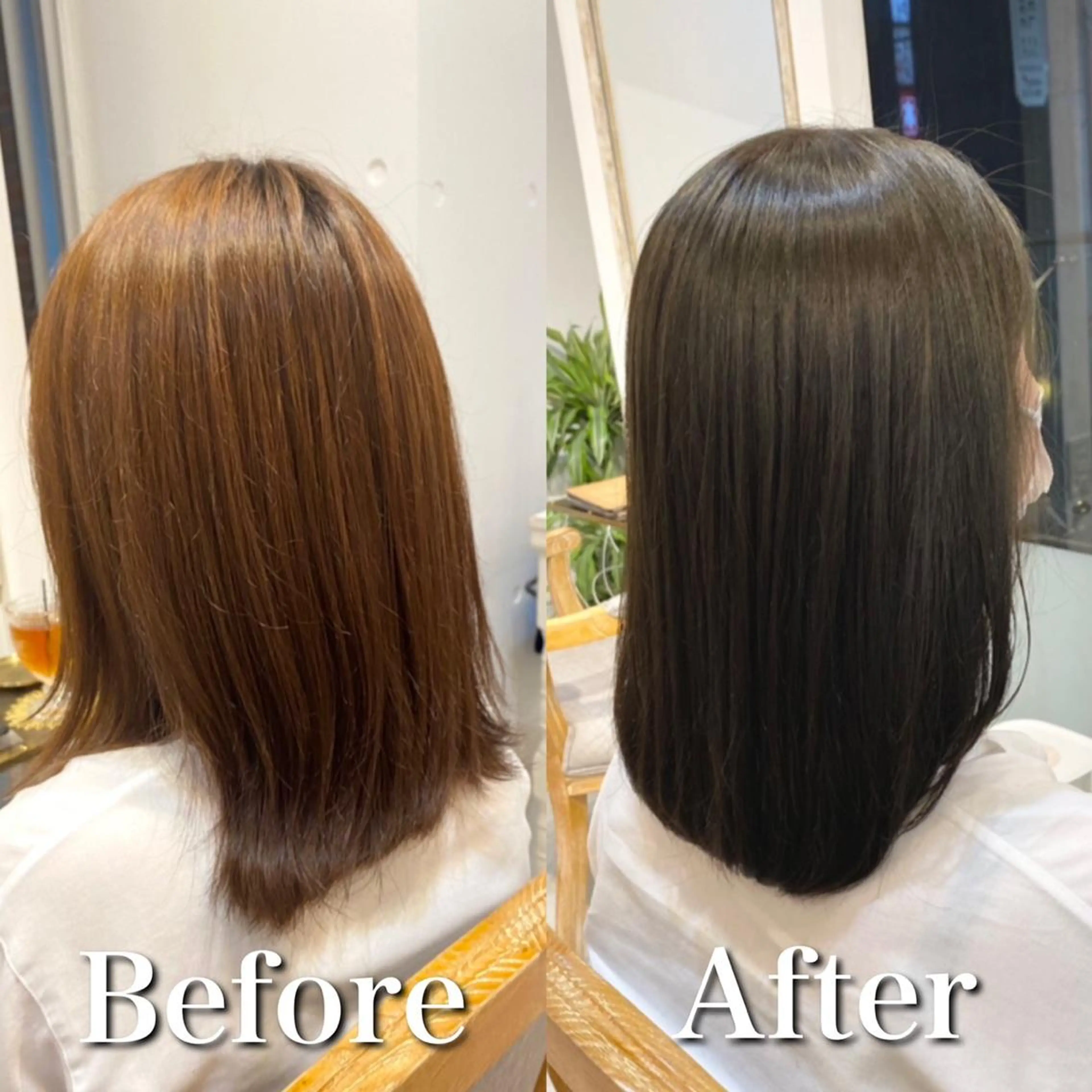 ミディアム カラー 小柳 公邦のヘアスタイル