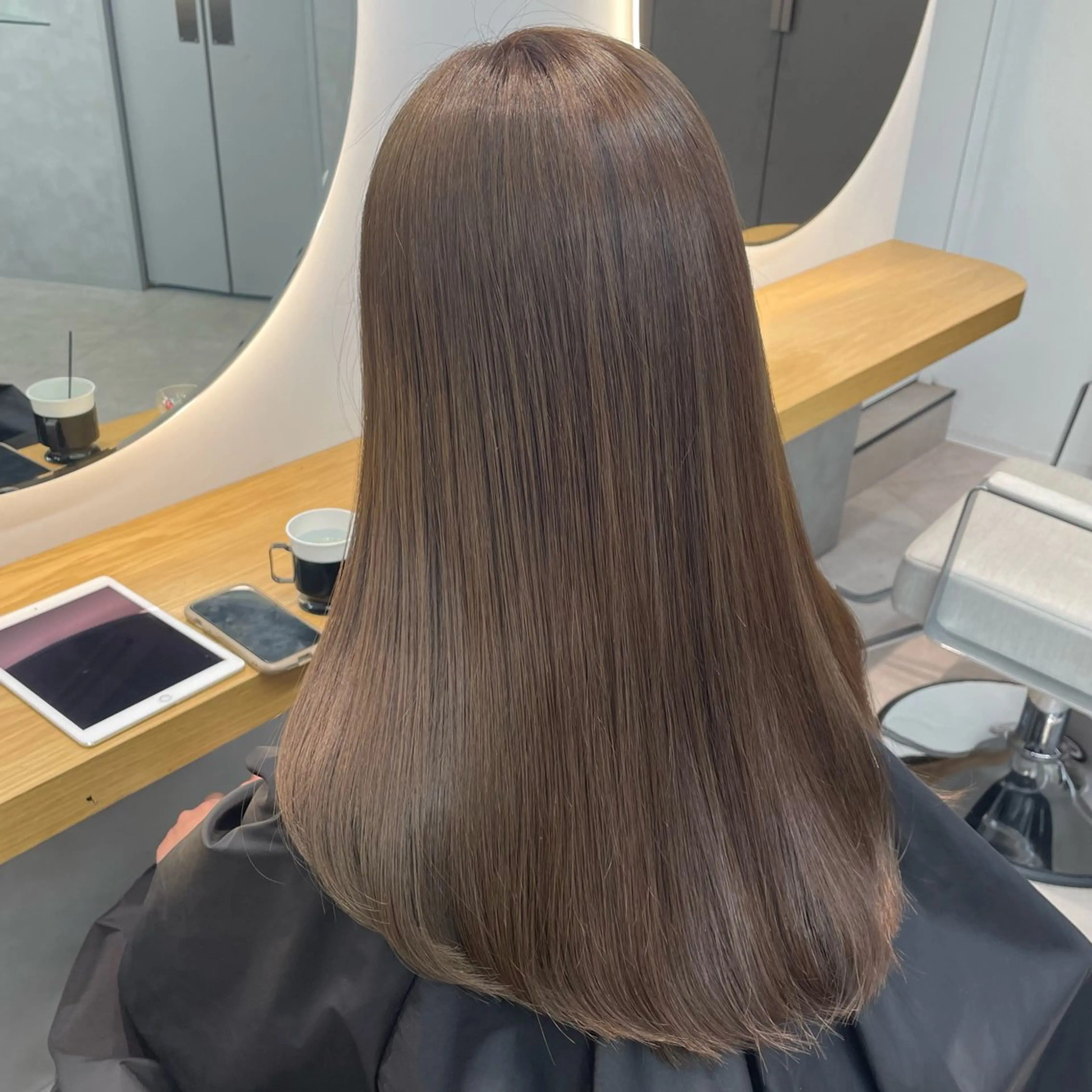 🎀カット+ブリーチ無しダブルカラー¥14500の写真