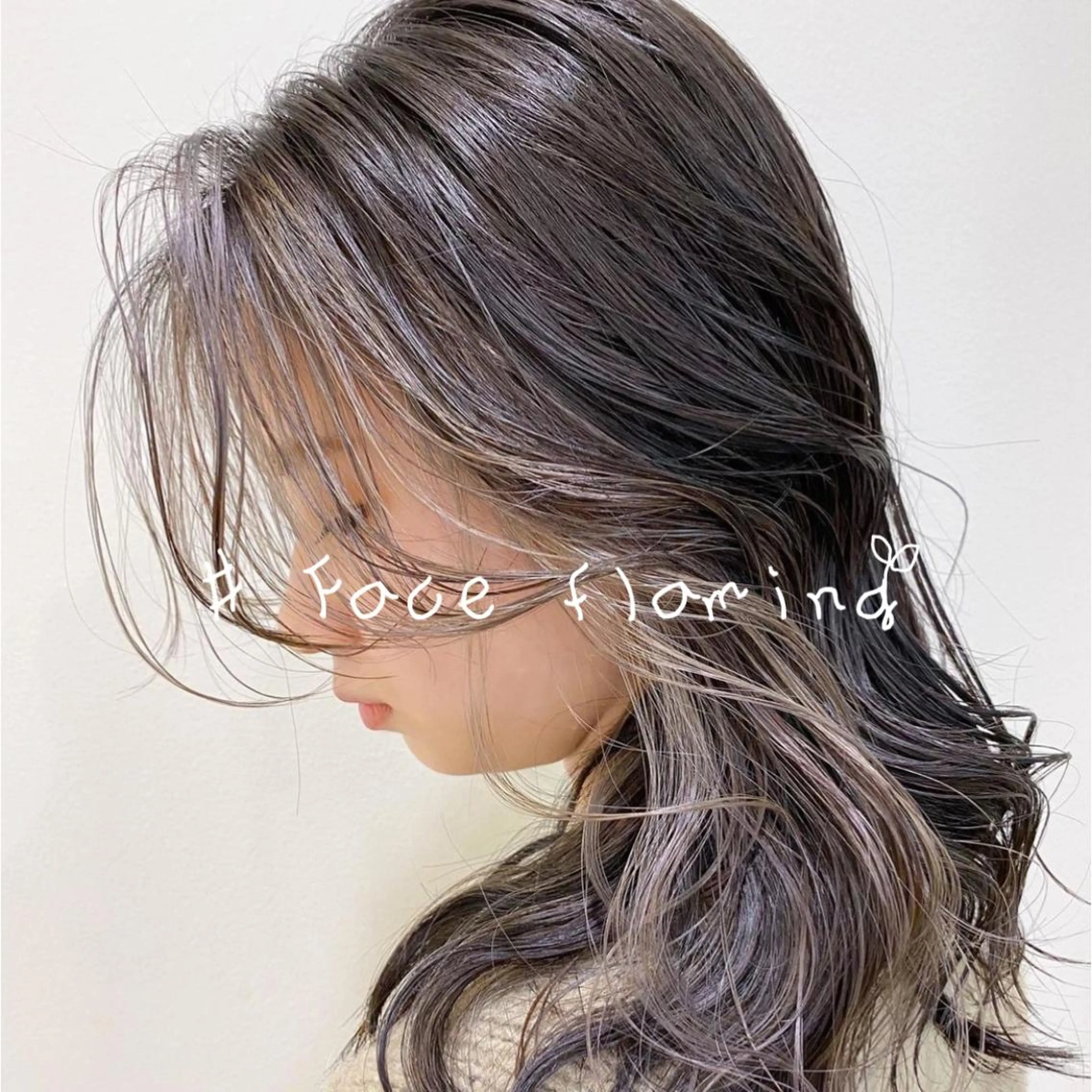 カラー ブリーチ/ハイトーン ピンク/ベージュ🎟のヘアスタイル