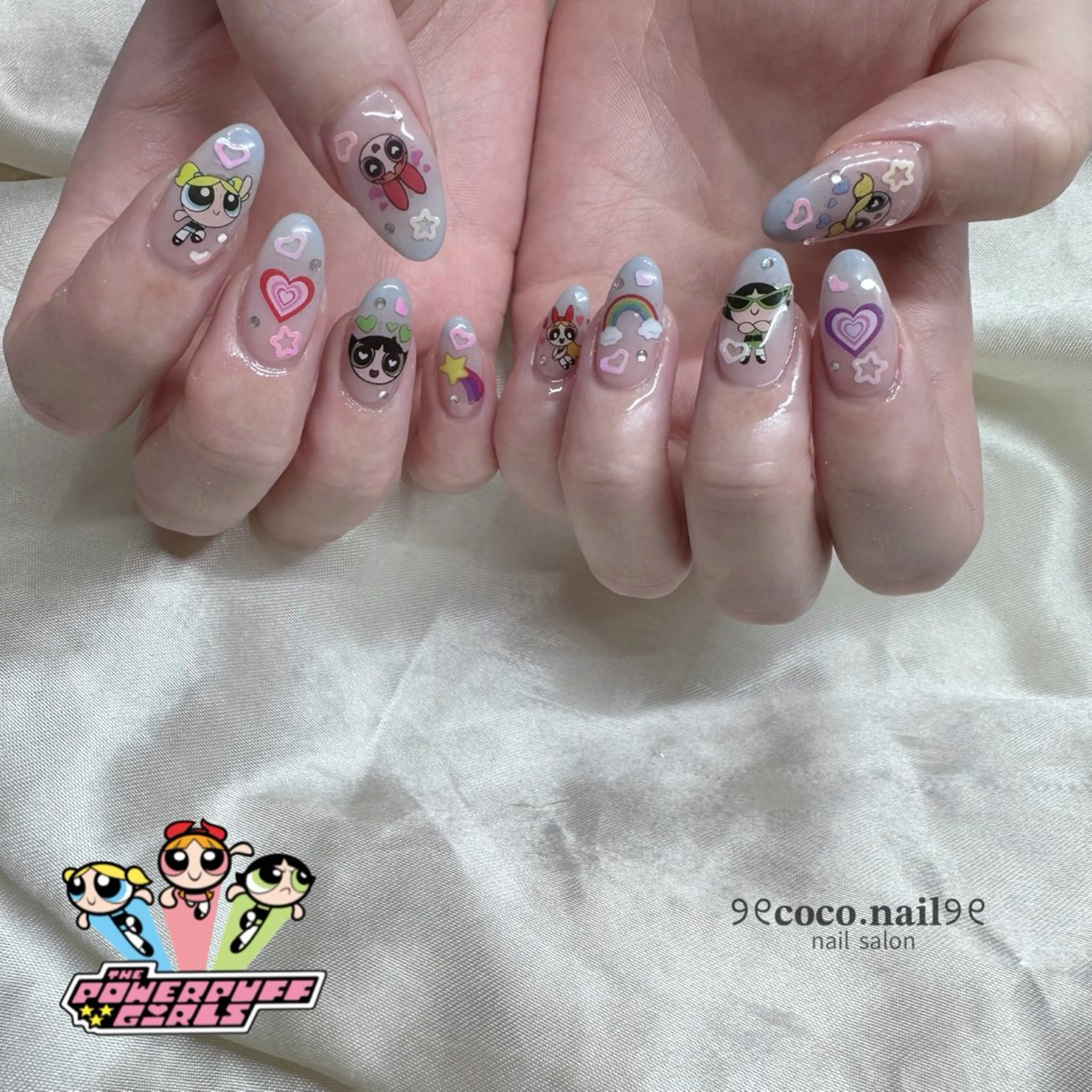 ネイル ハンドネイル lili.nail y2k/長さ出しのネイルデザイン