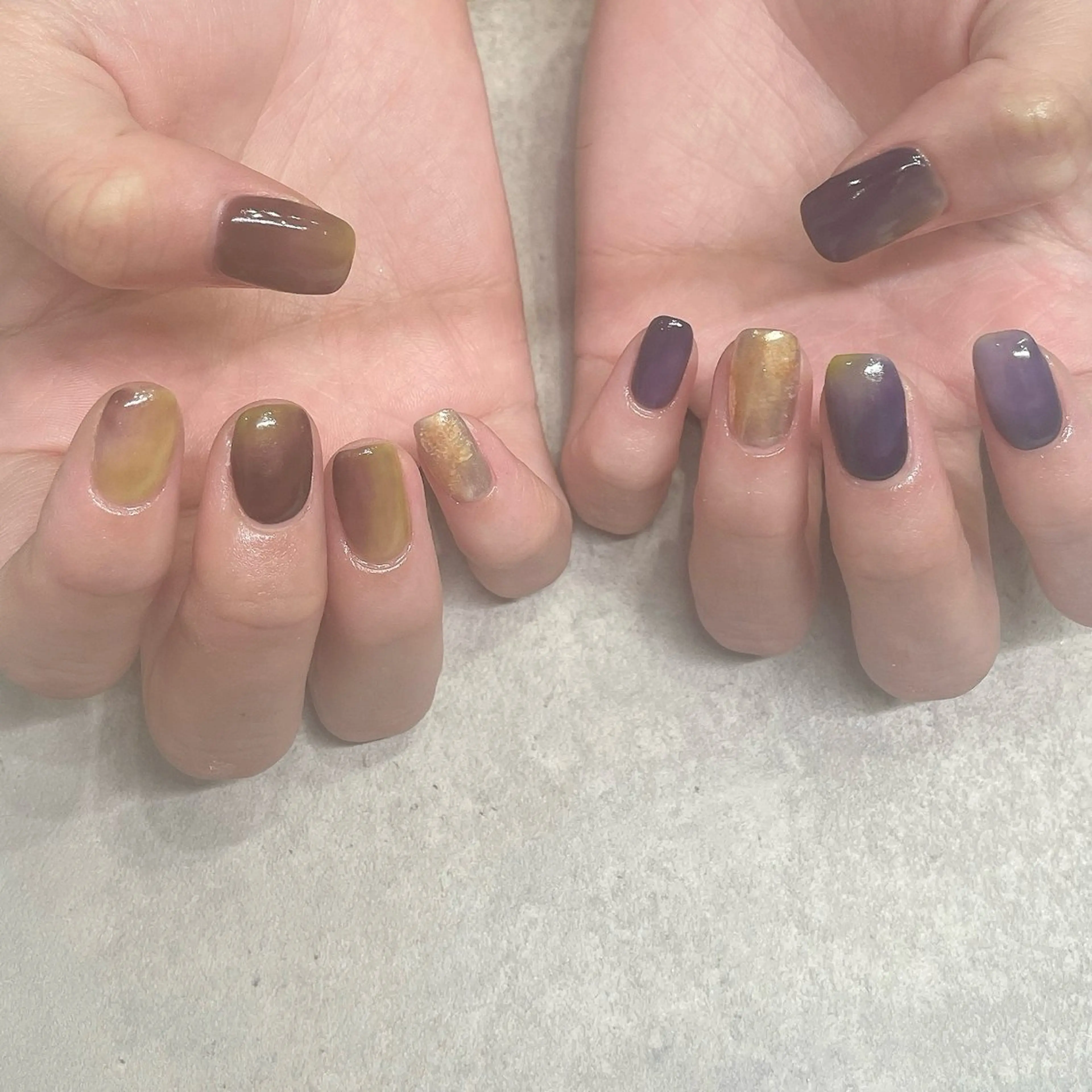 ネイル ハンドネイル A85G ayakoのネイルデザイン