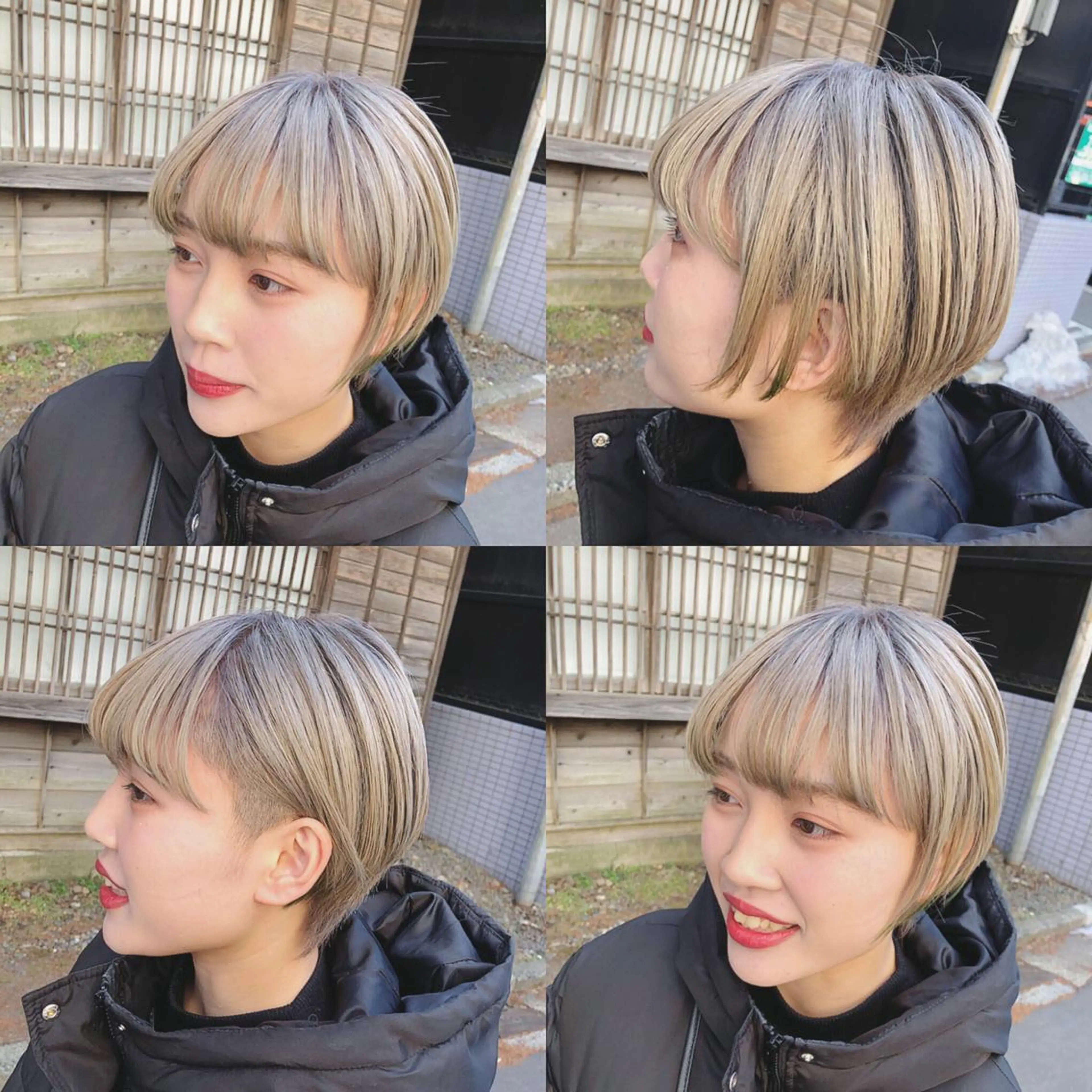 ショート カラー コレットヘアー 田中アヤノのヘアスタイル