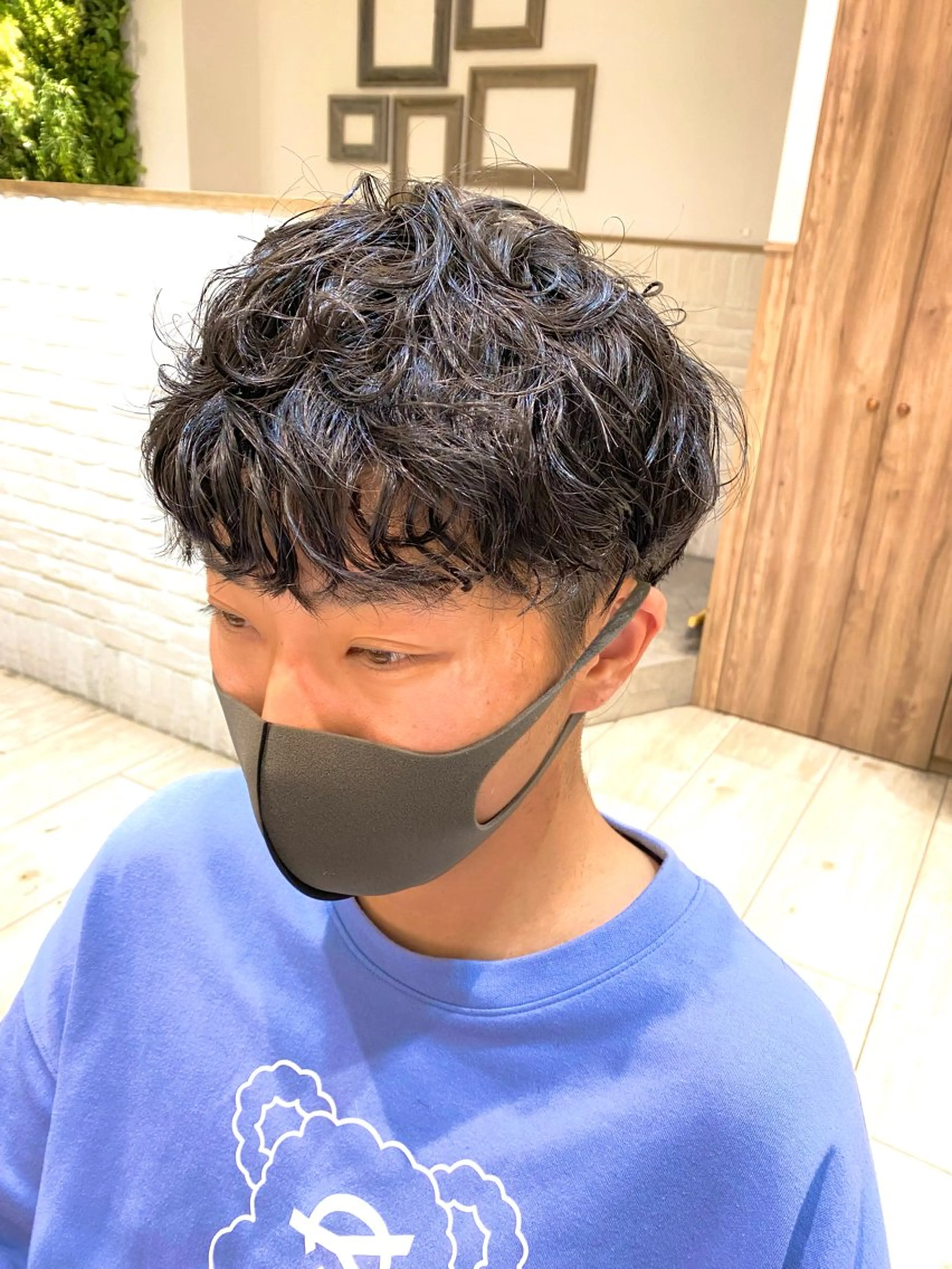 カラー パーマ メンズ カット ヘアカラー パーマ ゆるふわパーマ🌼 アレンジ🌼リョウカのヘアスタイル