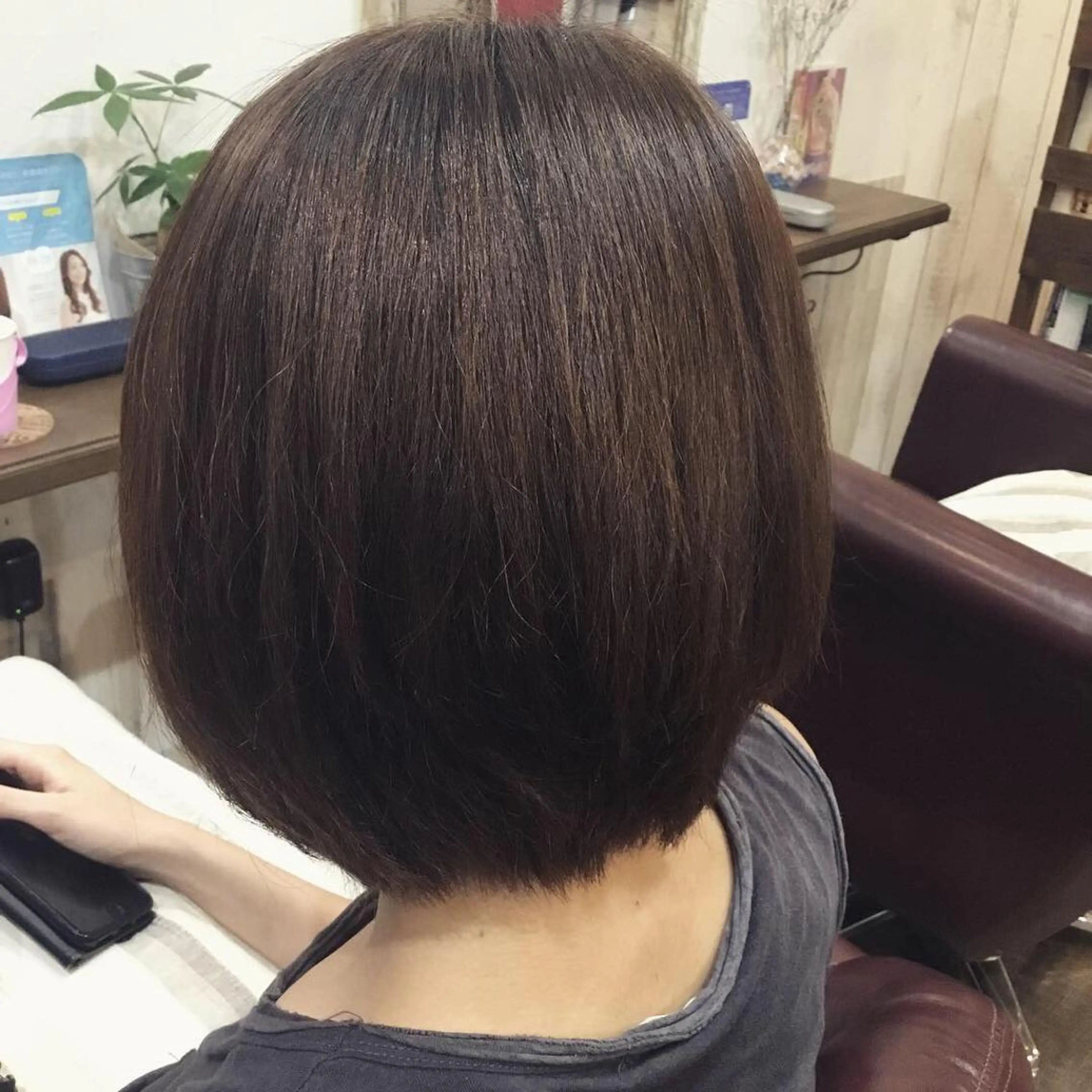 ミディアム パーマ embrace エンブレイスのヘアスタイル