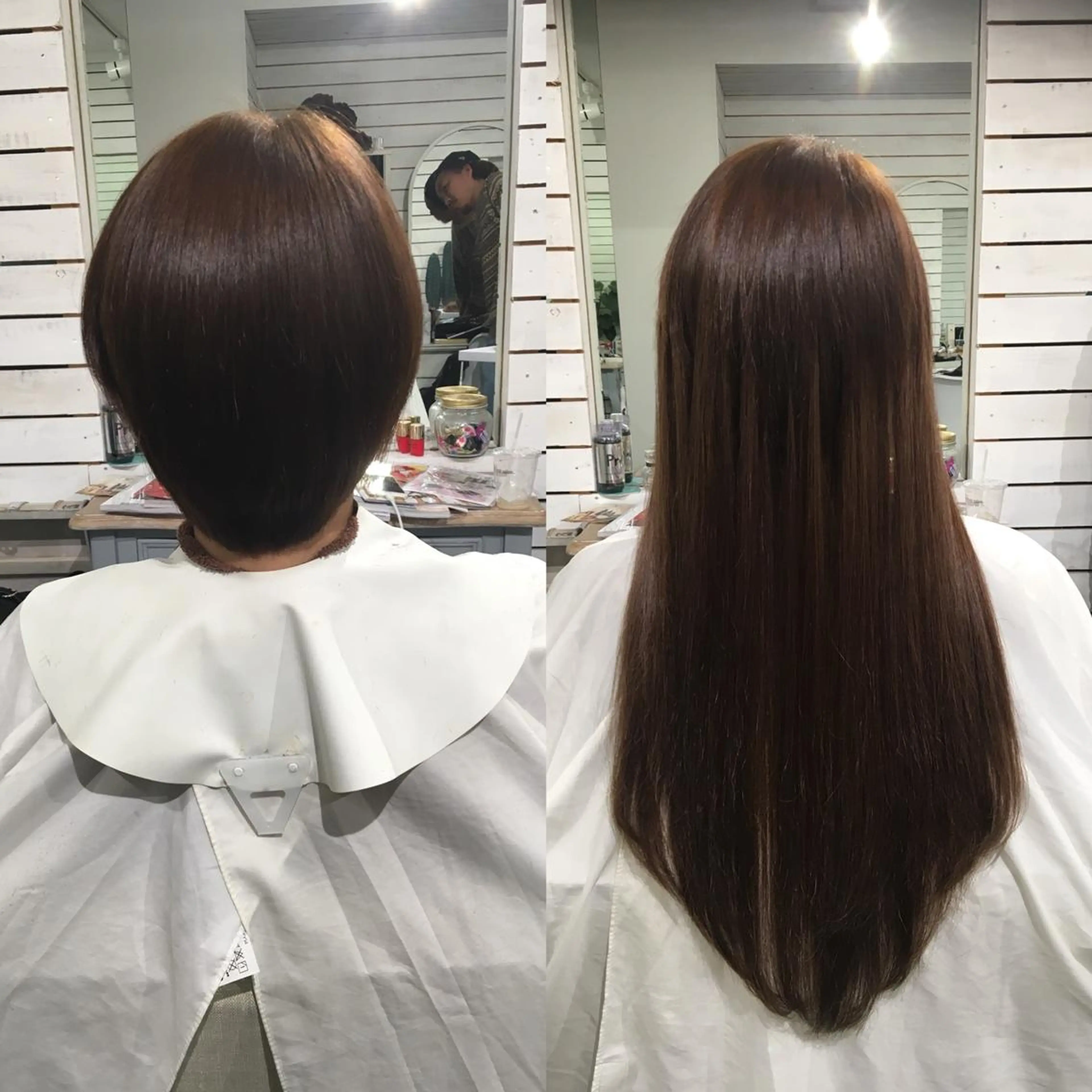 ロング シールエクステ エクステ エクステ カラー🩵エクステ 人気No1💓ばんりのヘアスタイル