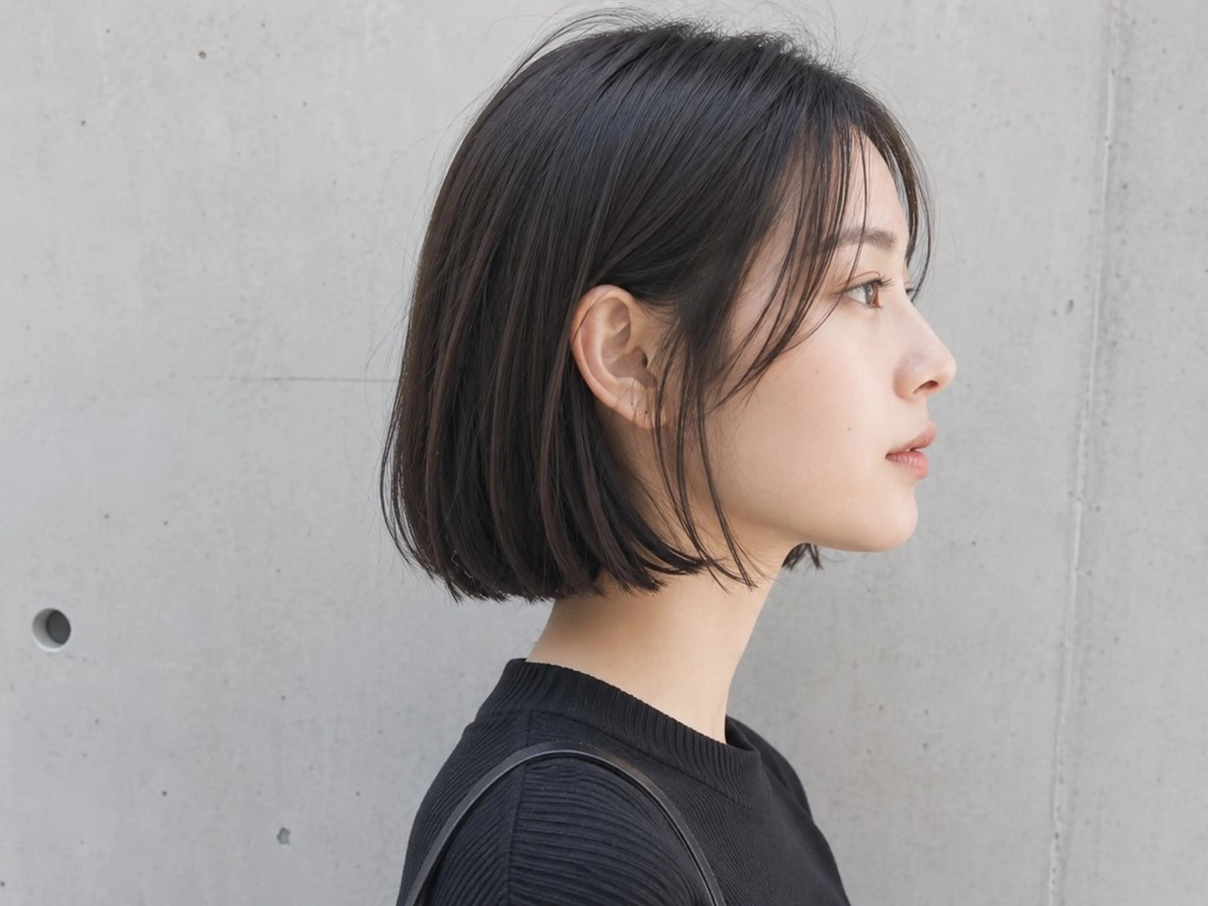 ミディアム 褒められ美髪/髪質 改善ストレート/初寧のヘアスタイル