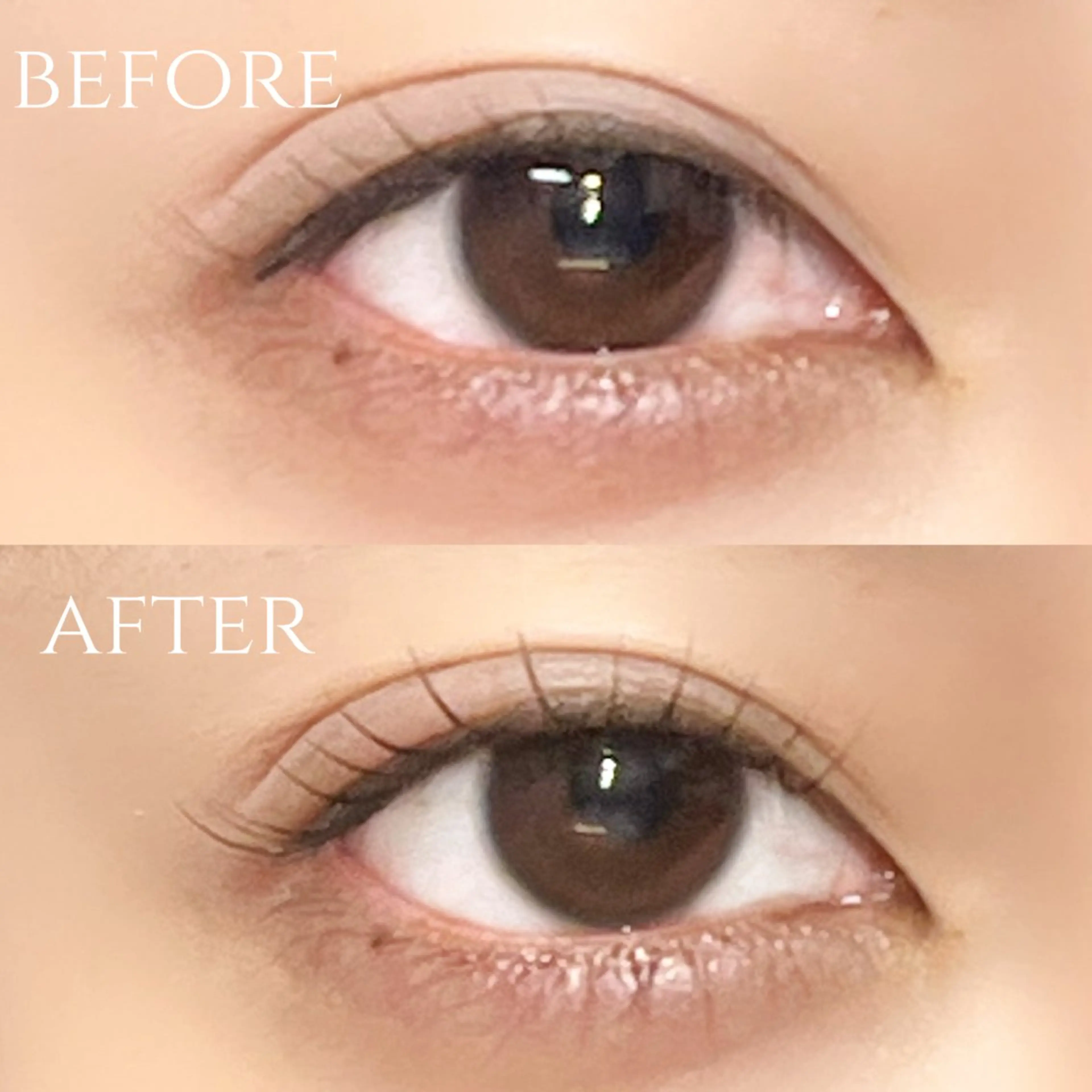 マツエク・マツパ パリジェンヌラッシュリフト まつげパーマ 一重×まつ毛パーマ 仙台/束感まつげ💐 🎀Mizukiの眉毛・アイブロウイメージ