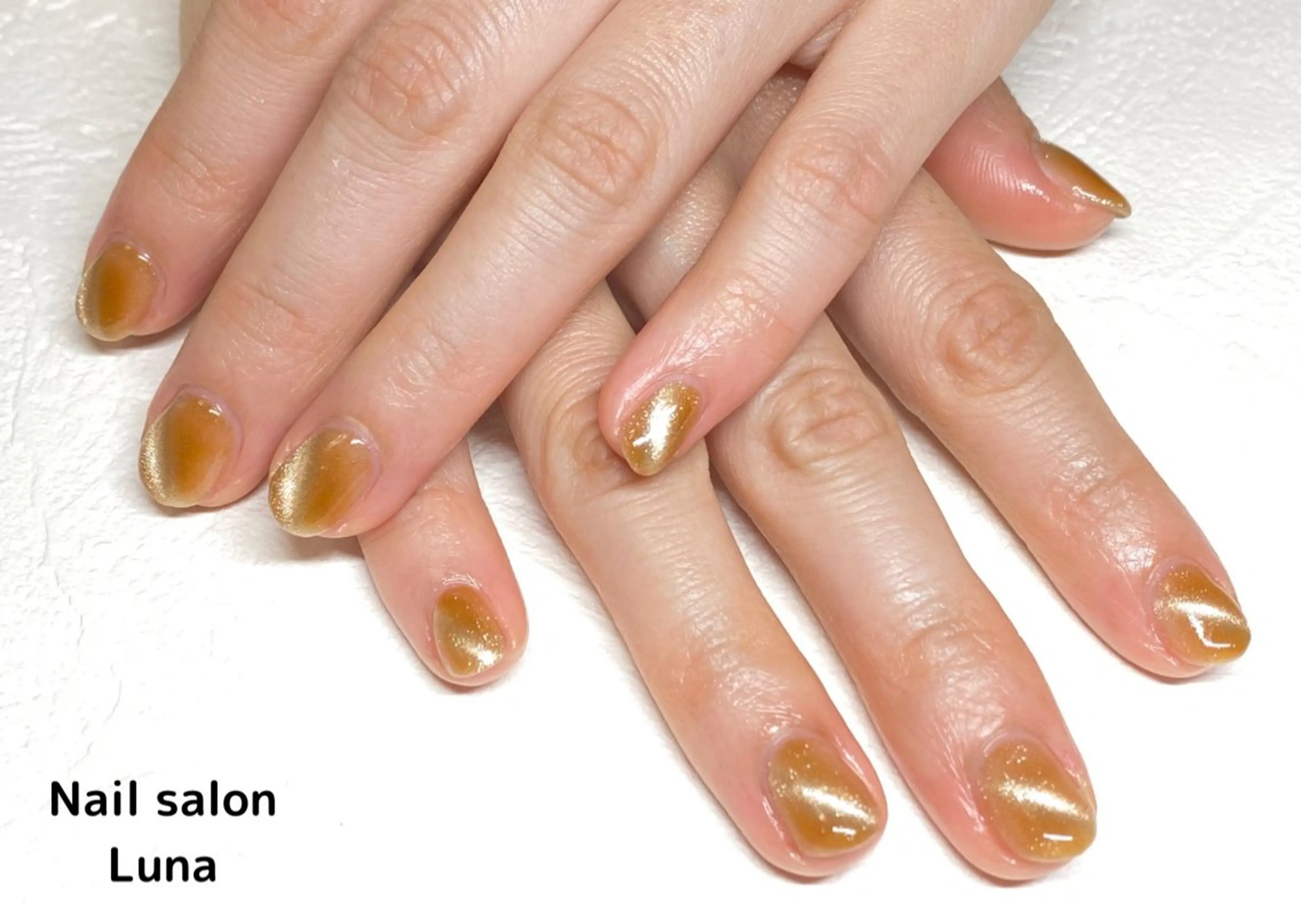 ネイル マグネットネイル ワンカラーネイル 加藤 美穂のネイルデザイン