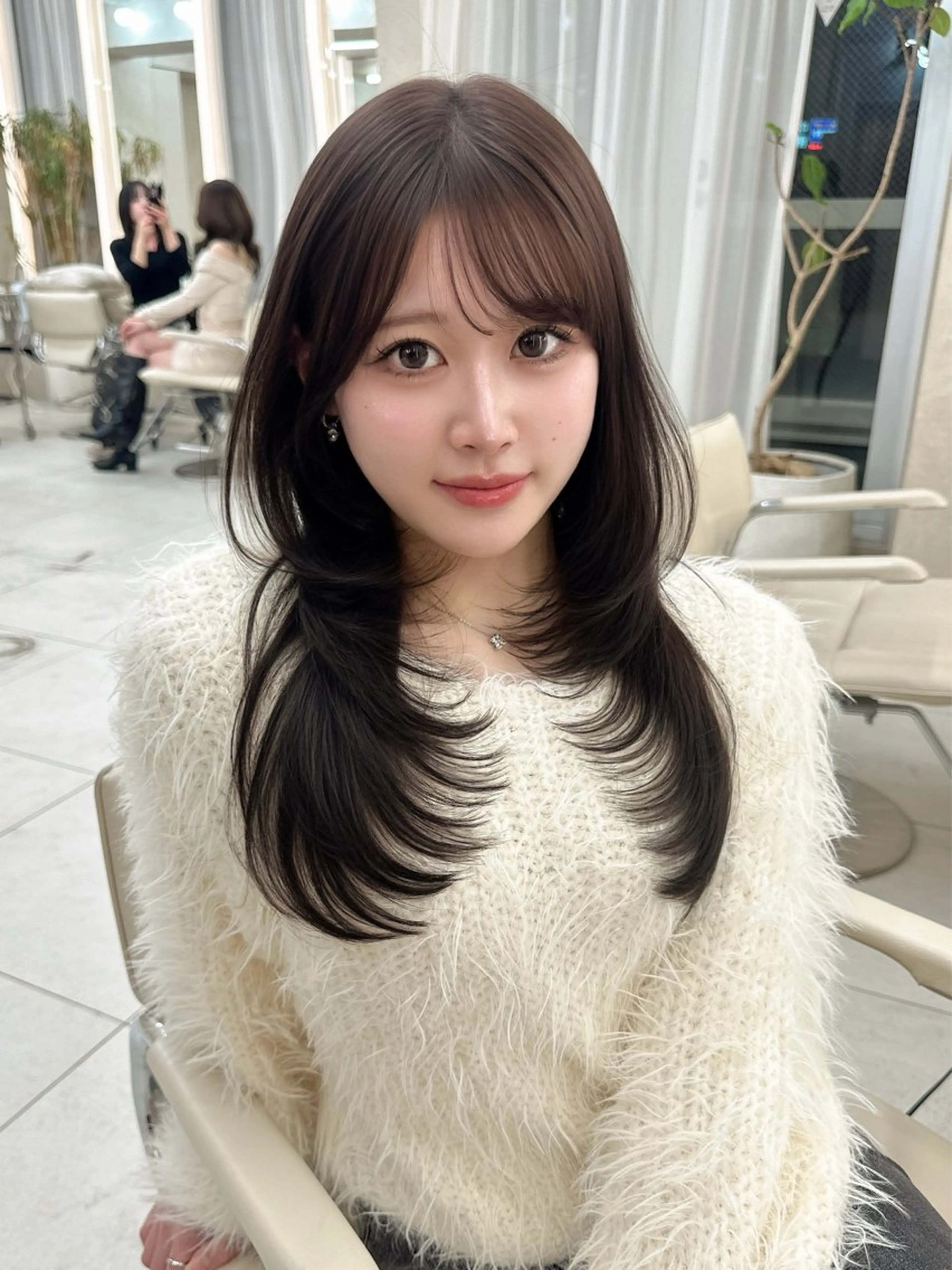セミロング 森田 真由香のヘアスタイル