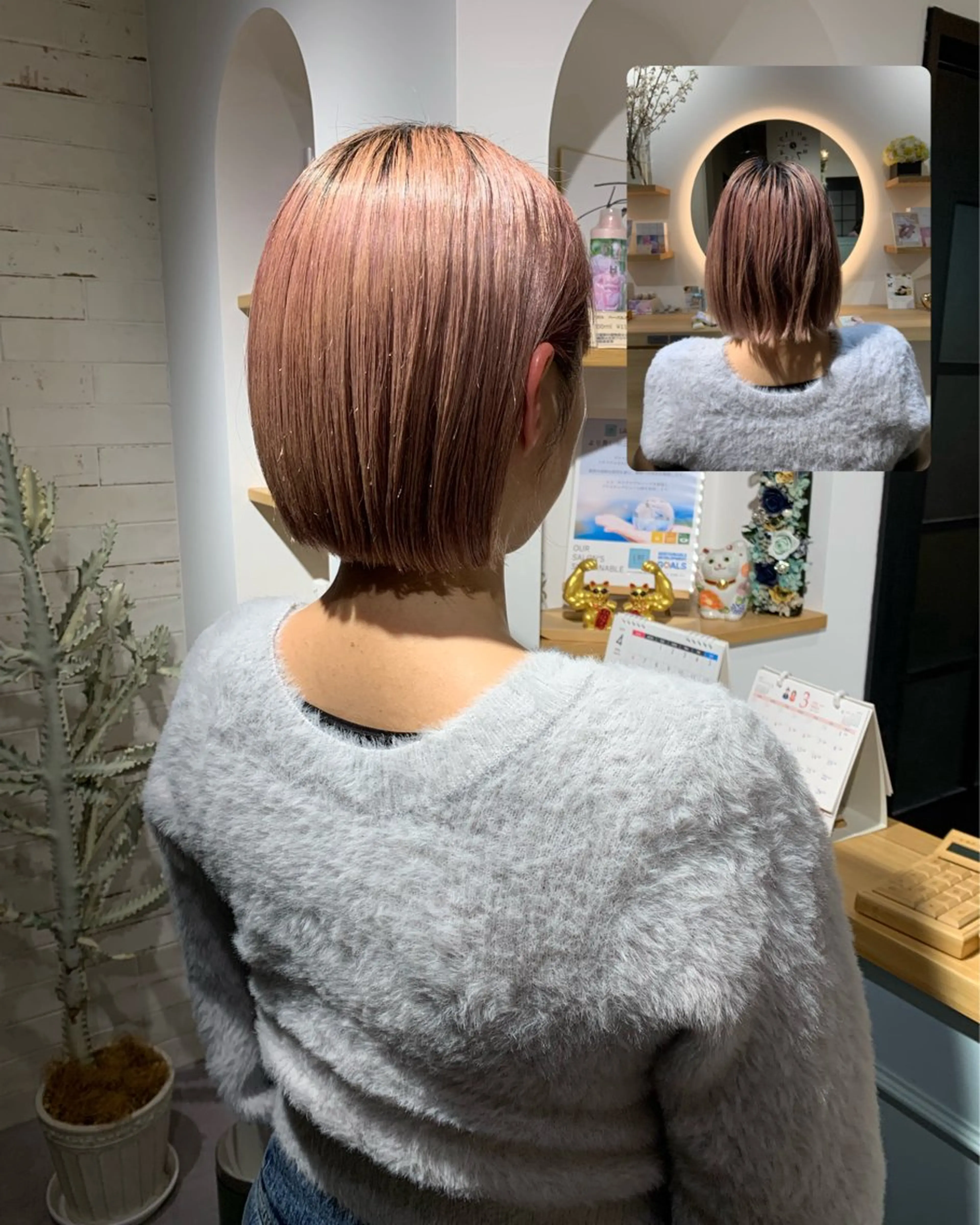 ショート 切りっぱなしボブ ボブ 井澤 飛翔のヘアスタイル