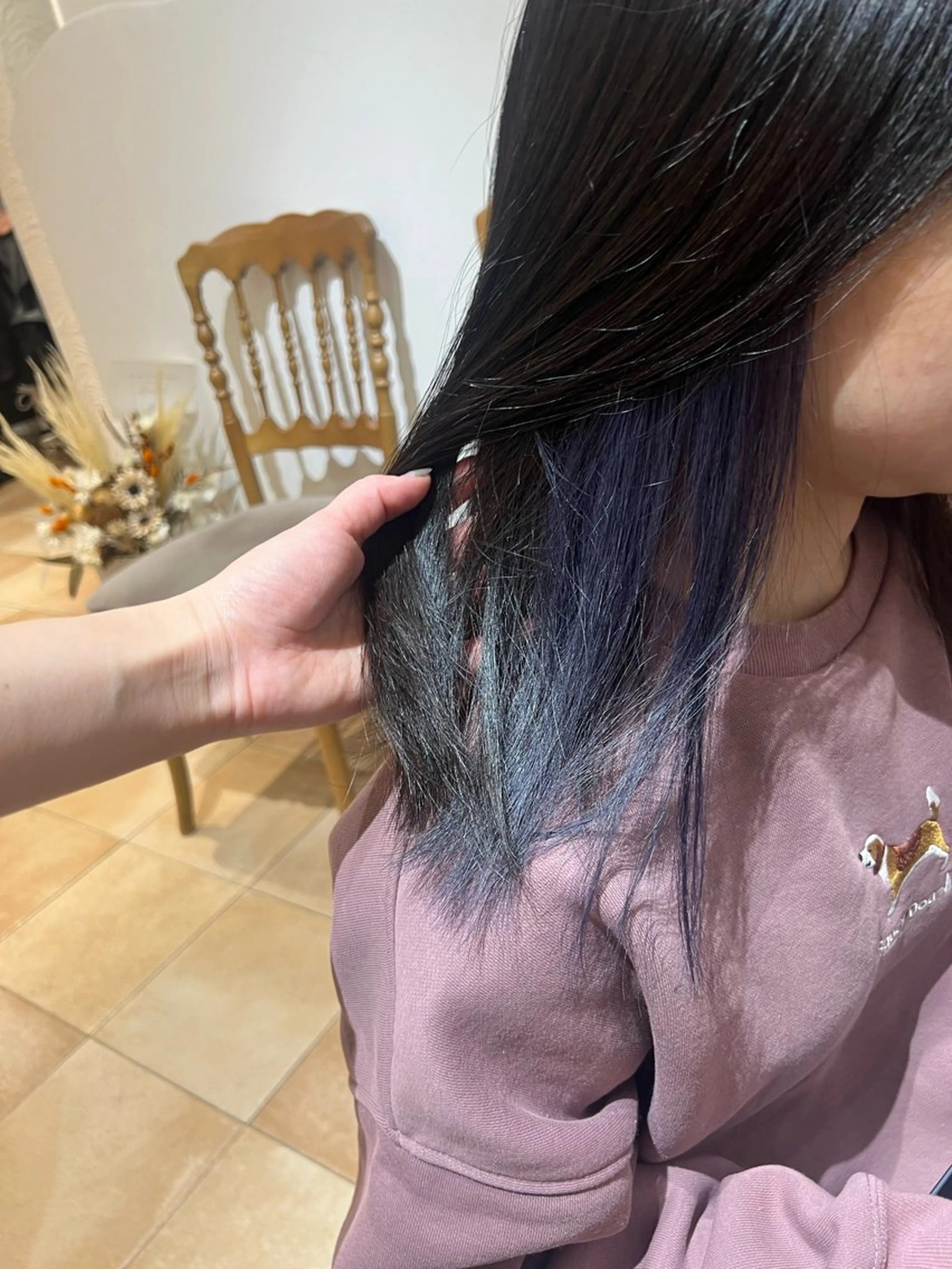 ミディアム カラー 🥀韓国ヘア🥀 宮津真菜のヘアスタイル