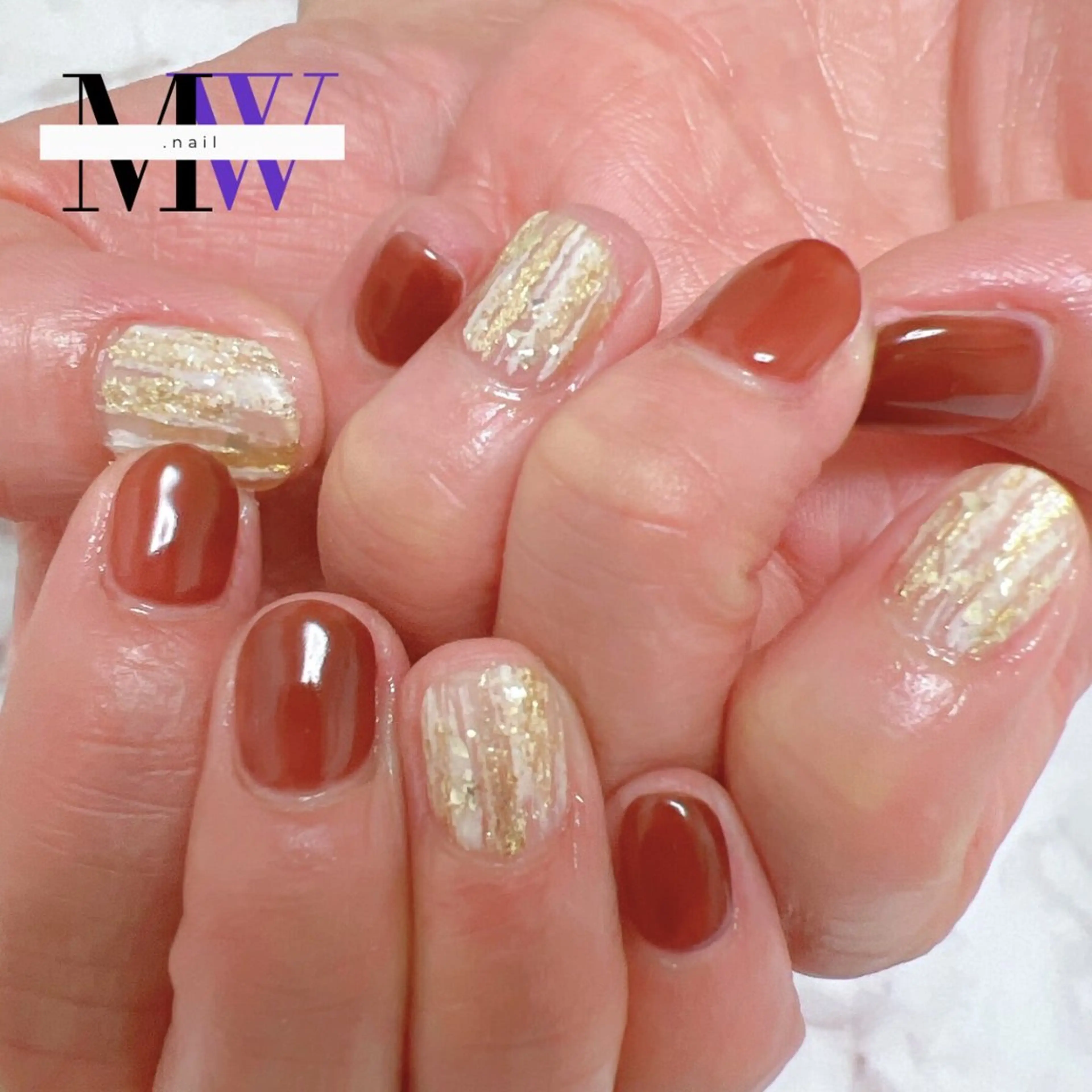 ネイル アートネイル マットネイル ハンドネイル MW .nailのネイルデザイン