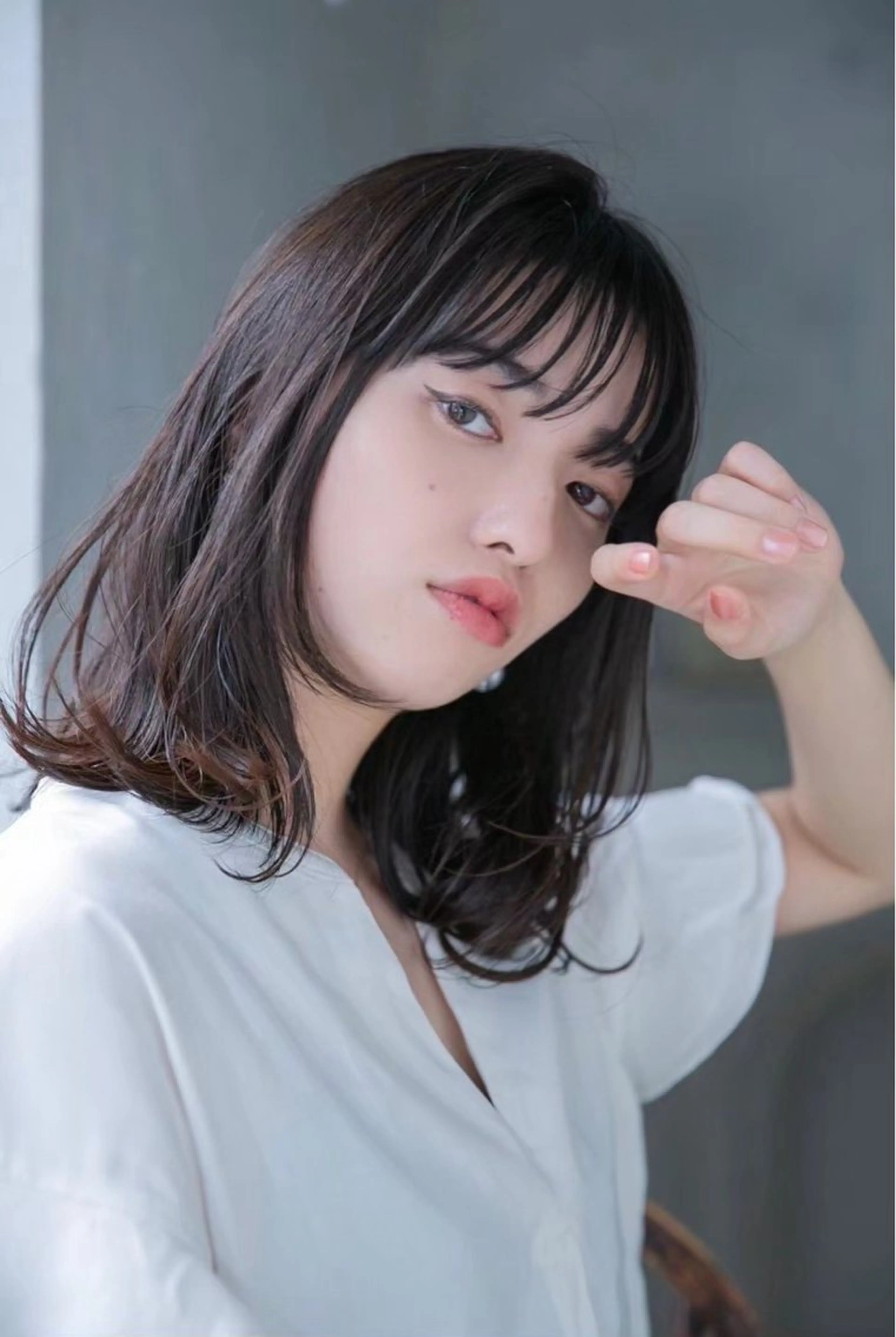 ミディアム カラー 加藤 煌士のヘアスタイル