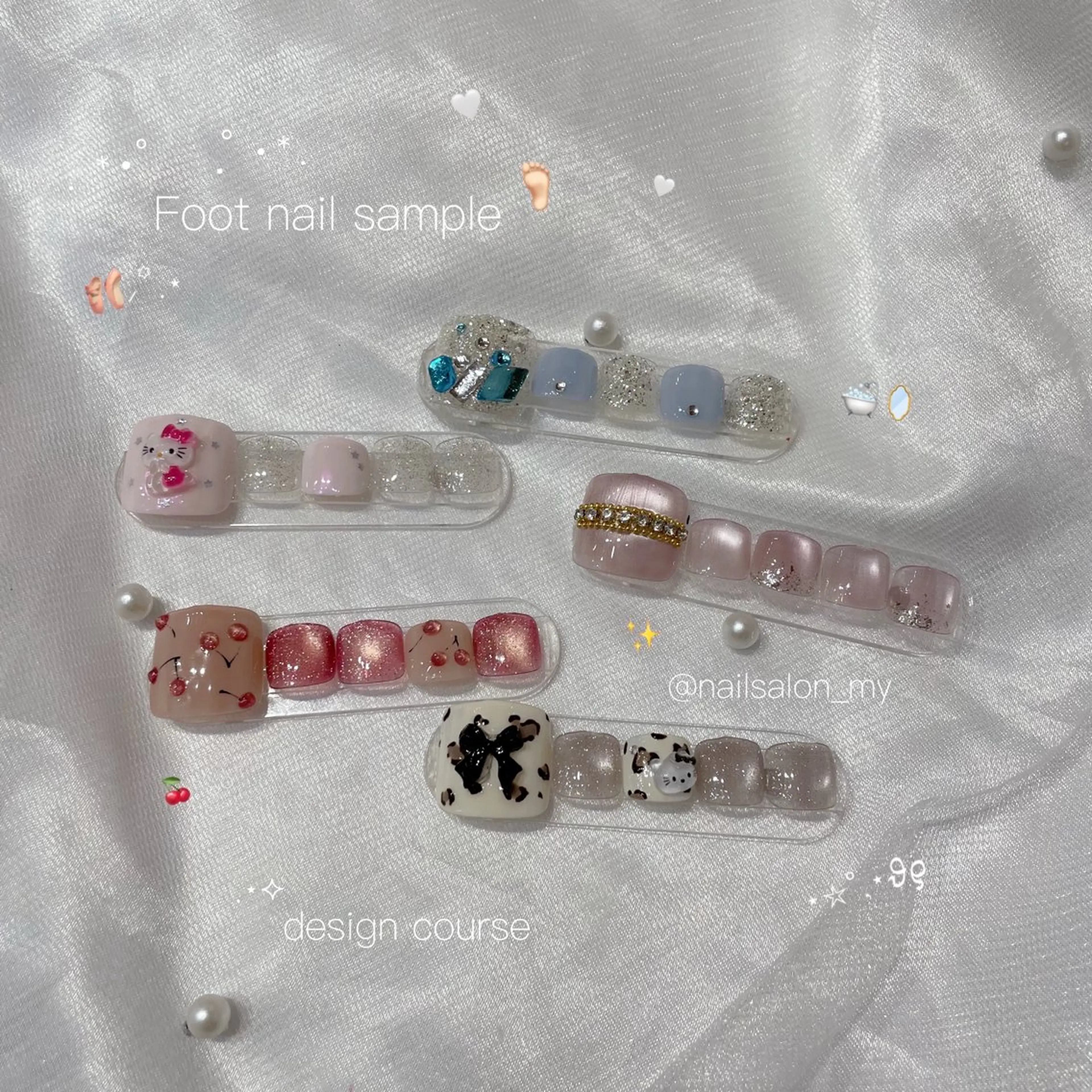 ネイル フットネイル NailSalon MYのネイルデザイン