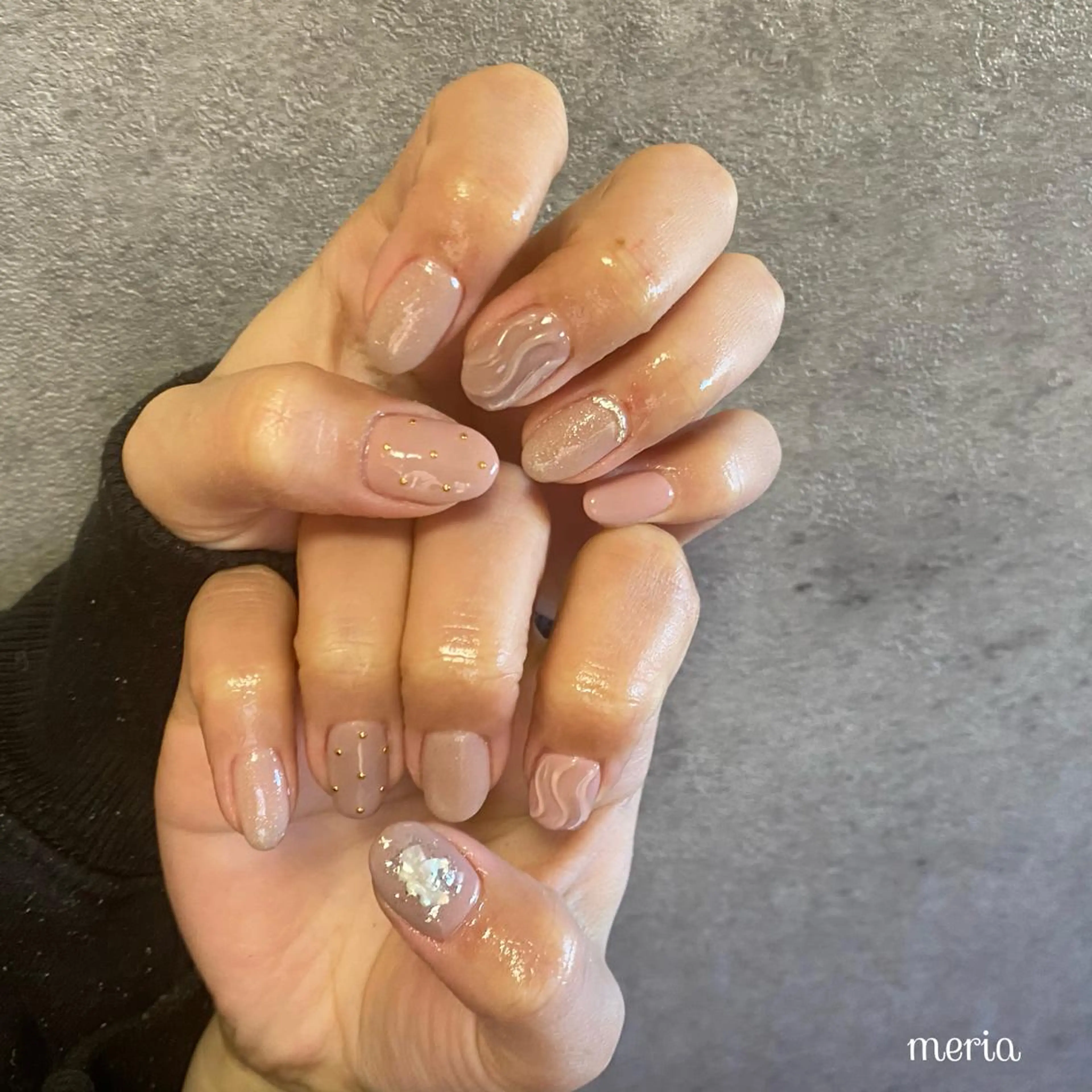 ネイル ハンドネイル ビューティーサロン meriaのネイルデザイン