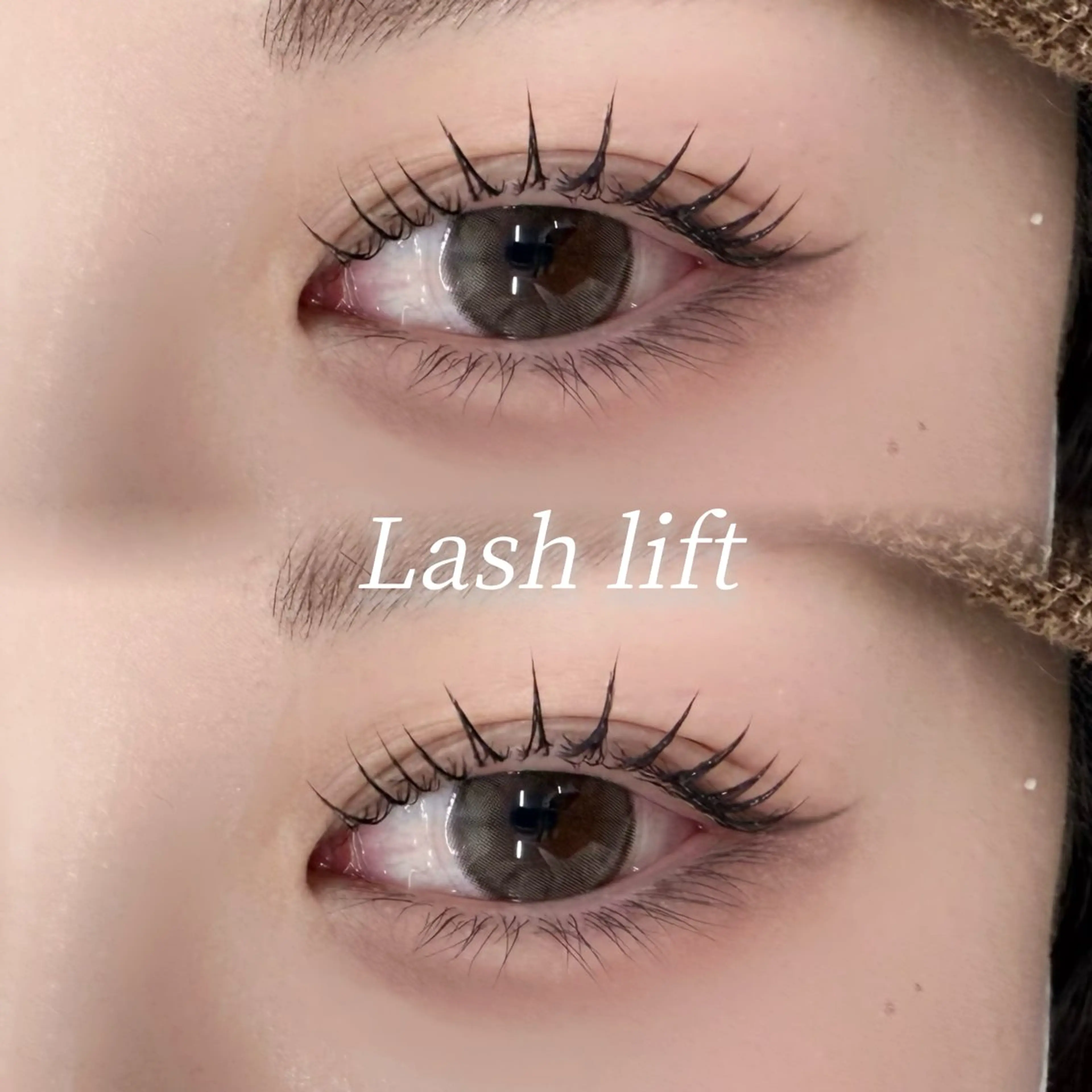 〈本日限定〉束感・韓国風まつげパーマ/オフなしの写真