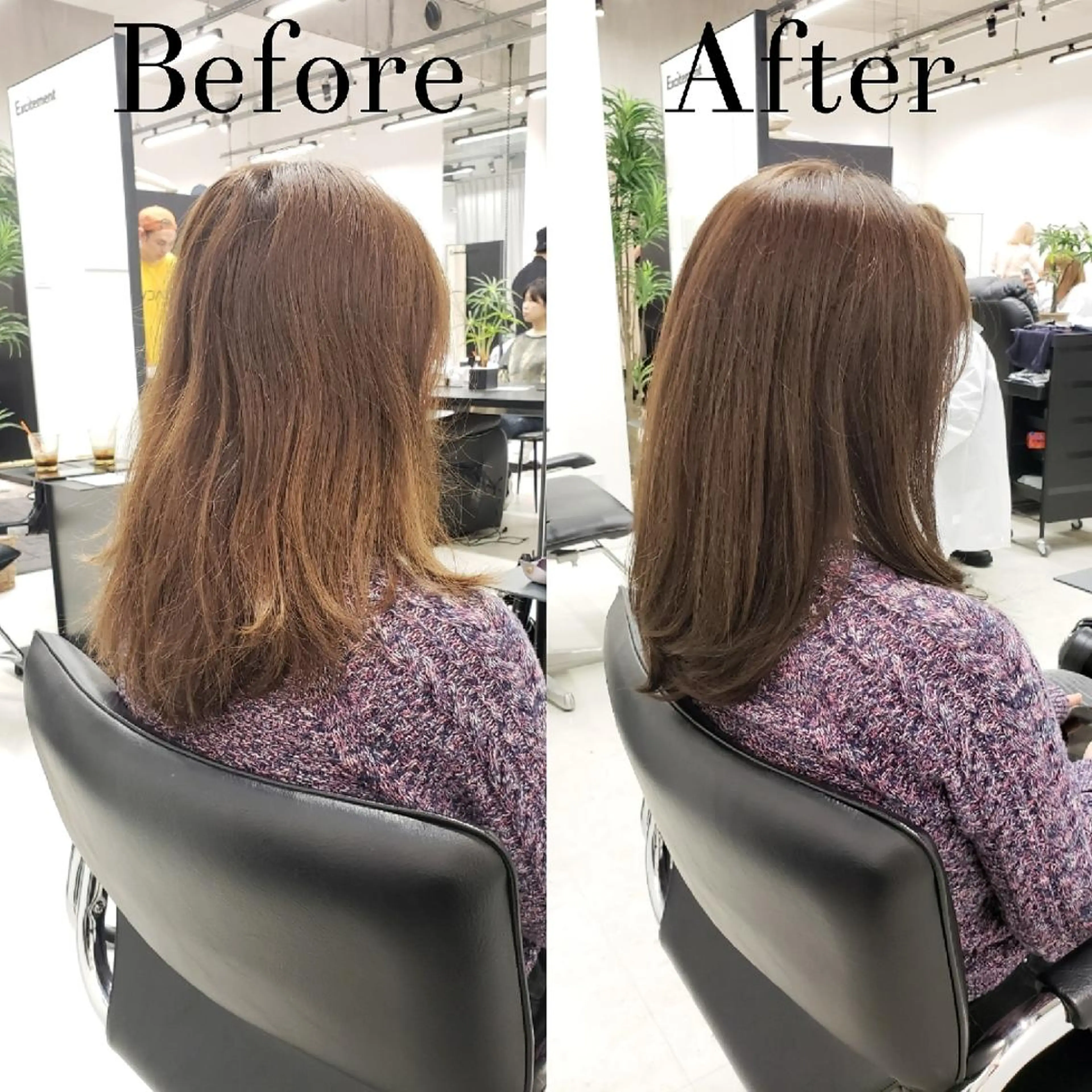 セミロング カラー 💖パーソナル診断 特化YUYA💖のヘアスタイル