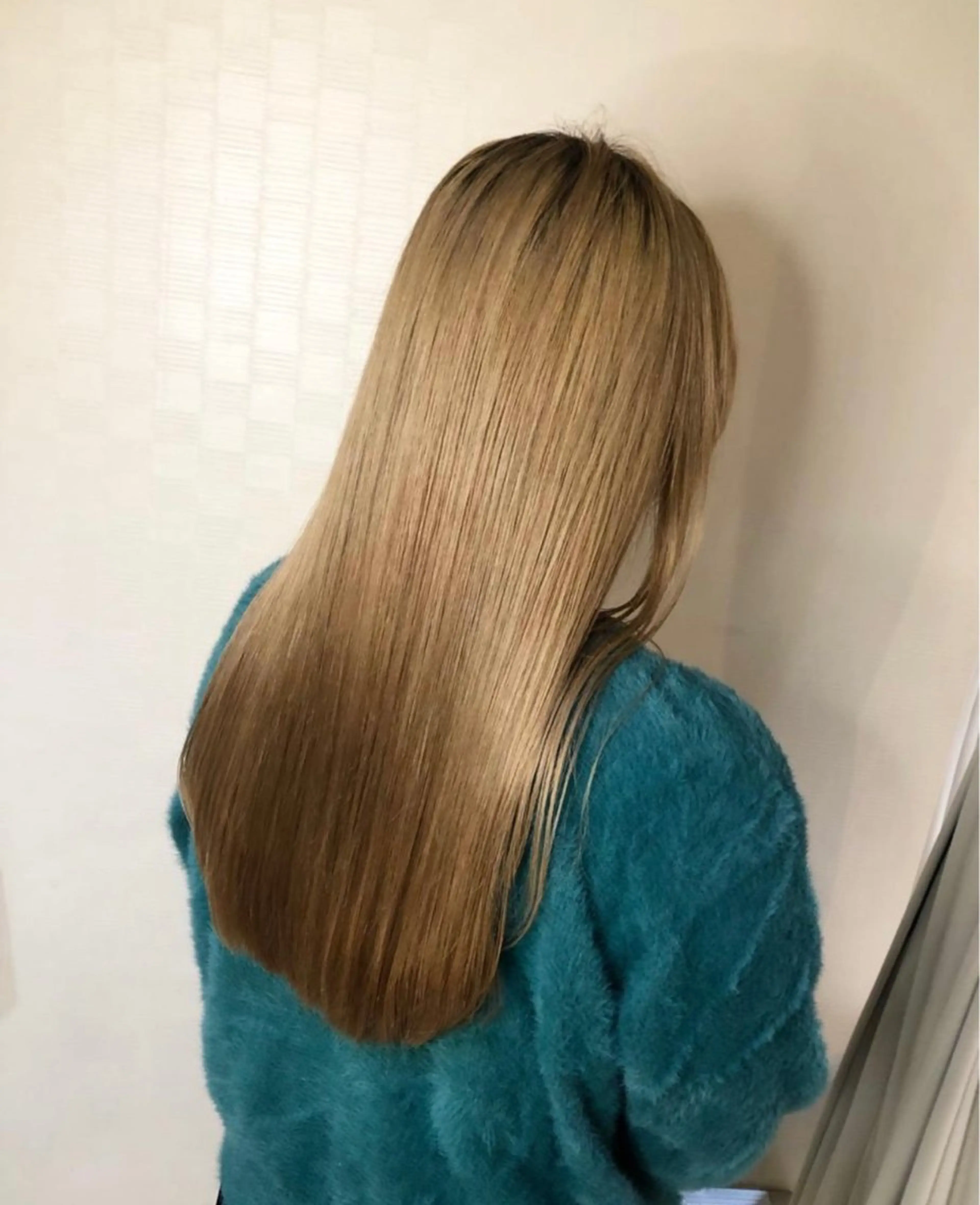 ロング ヘアカラー トリートメント ⚪️髪質改善 縮毛 店長 コウ⚪️のヘアスタイル