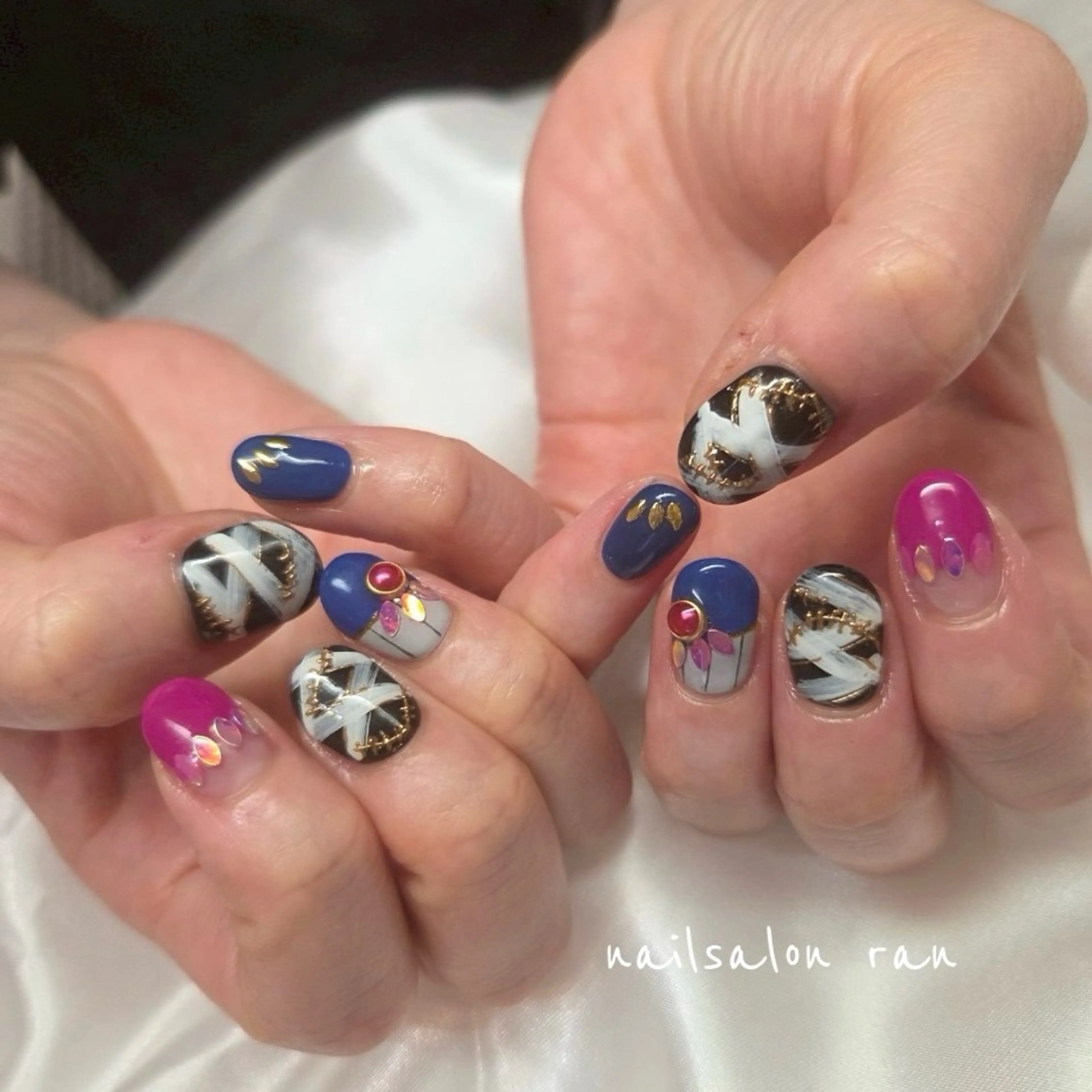 ネイル ハンドネイル ハンドケア nailsalon ranのネイルデザイン