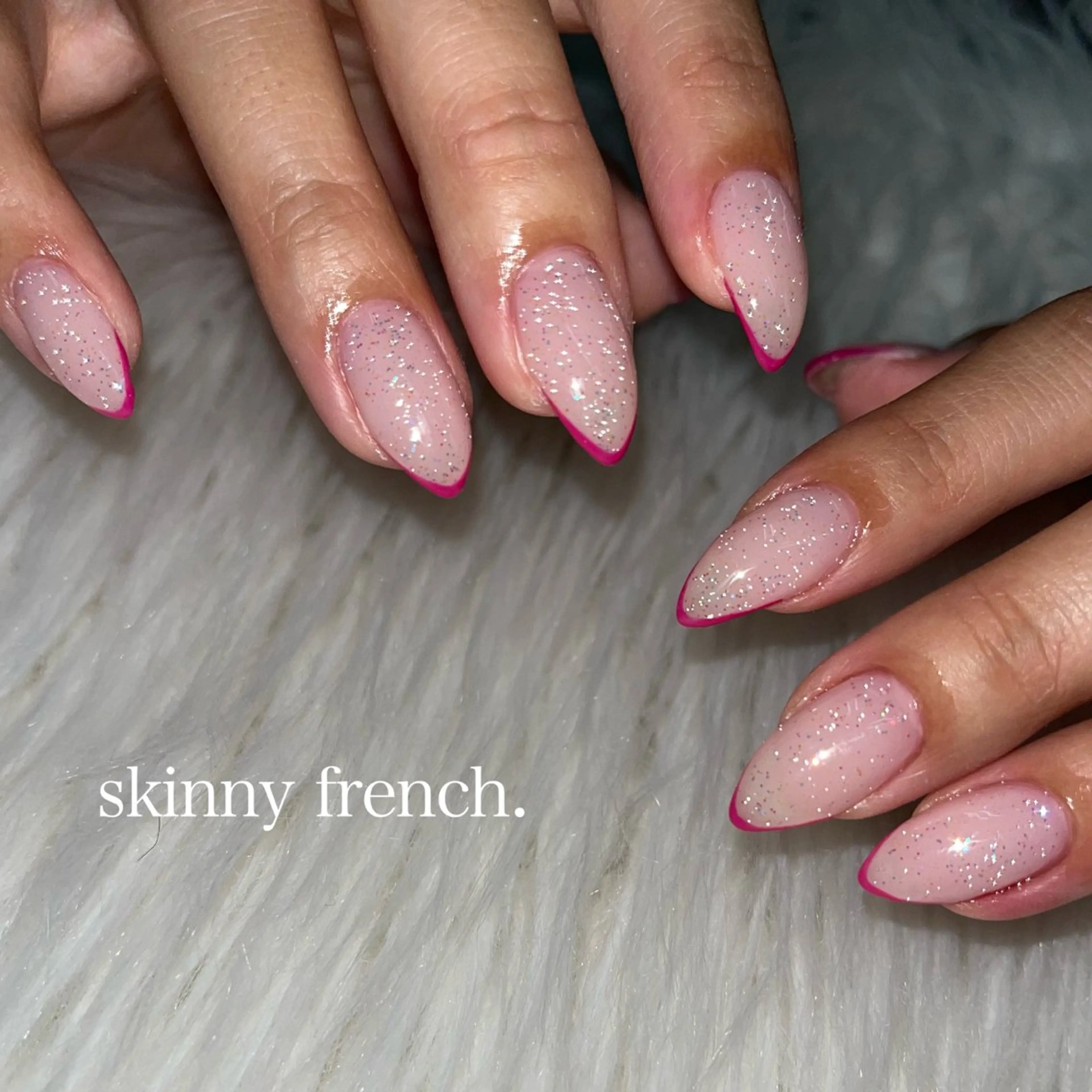 ネイル フラッシュネイル フレンチネイル ハンドネイル tener 🧋yume🧋のネイルデザイン