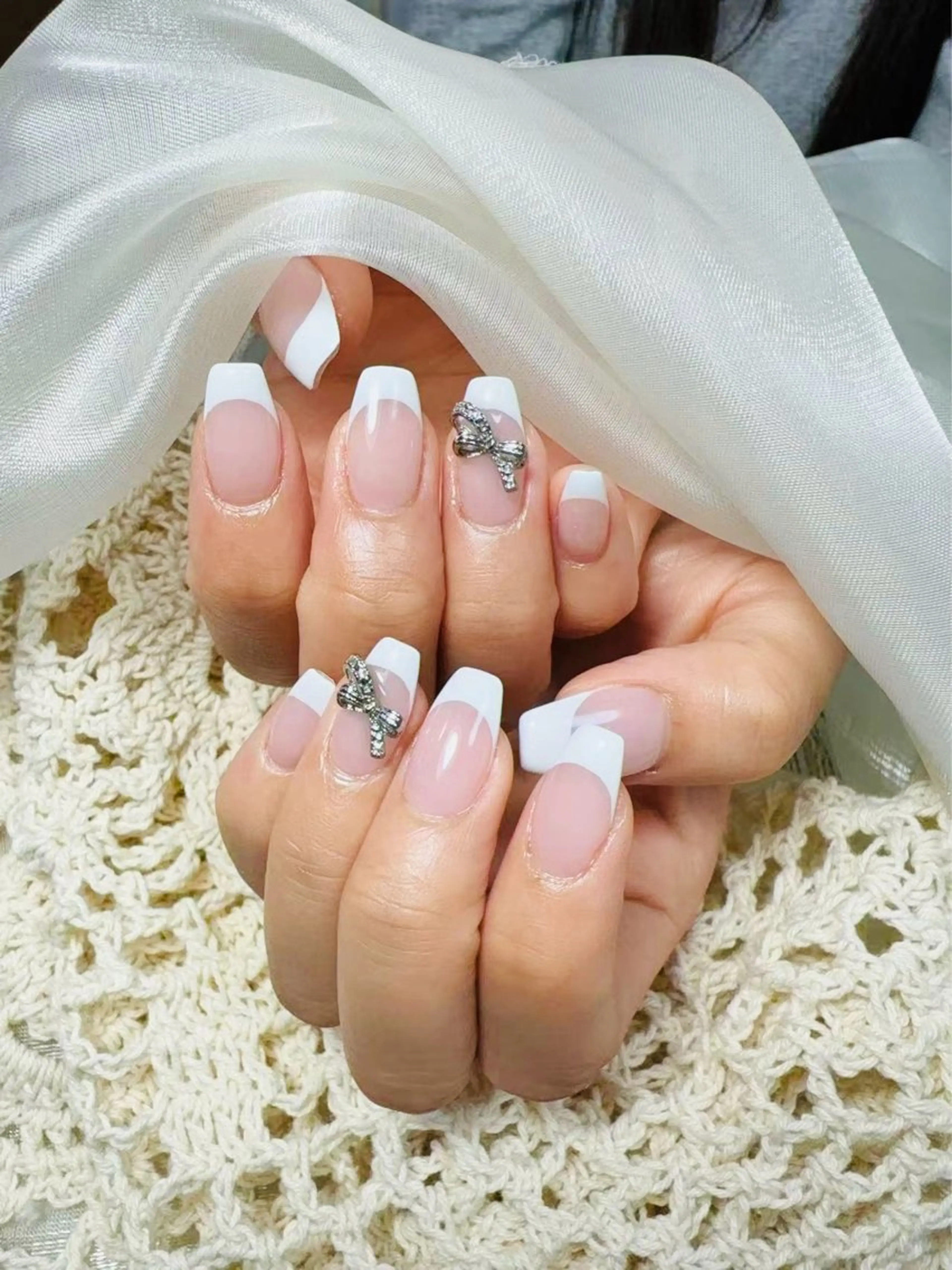 ネイル フレンチネイル ハンドネイル YOIネイルサロン所属・YOINAIL ヨイネイルサロンのネイルデザイン