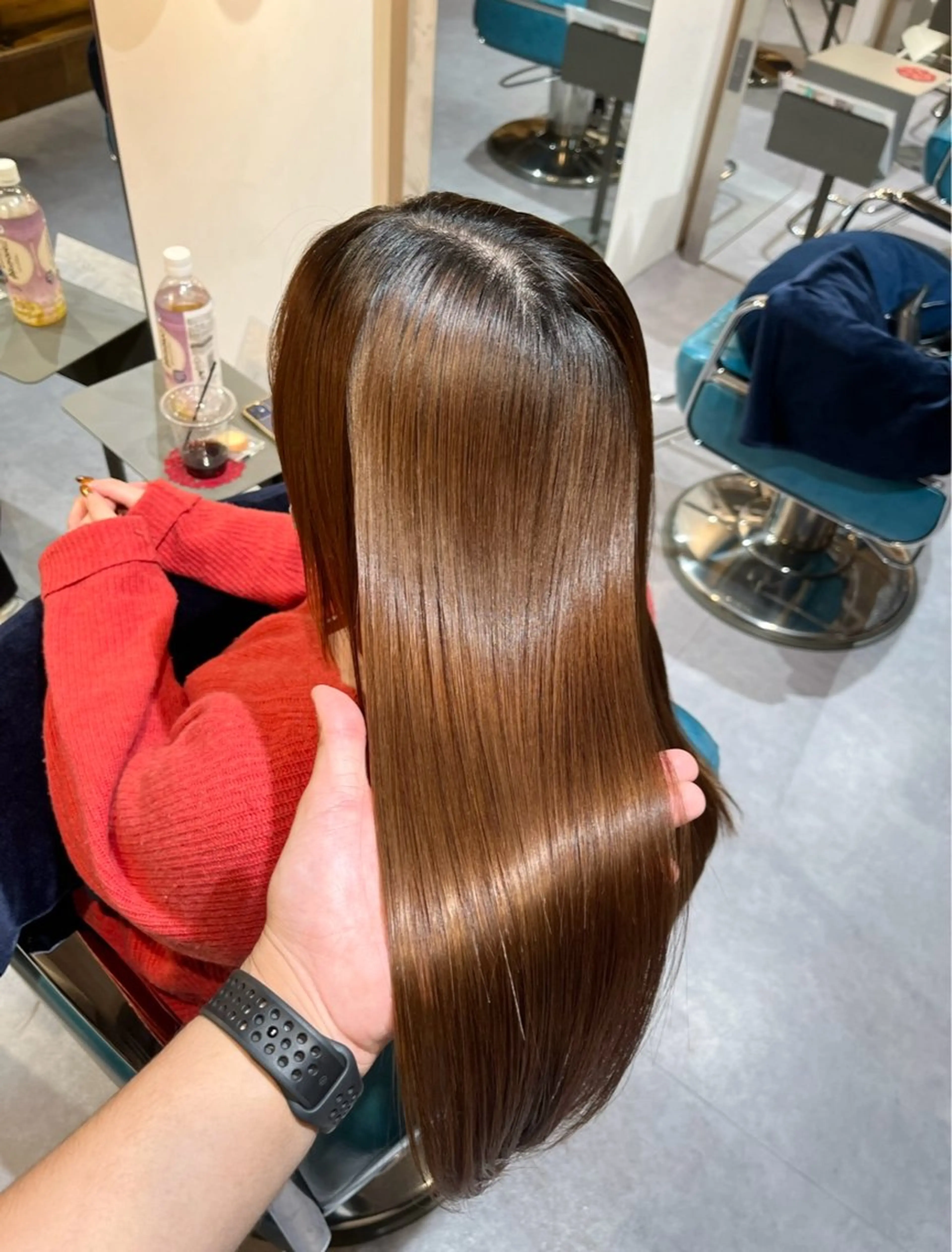 ロング 縮毛矯正 トリートメント 必ず笑顔で帰っていた だきます！安田祐貴のヘアスタイル