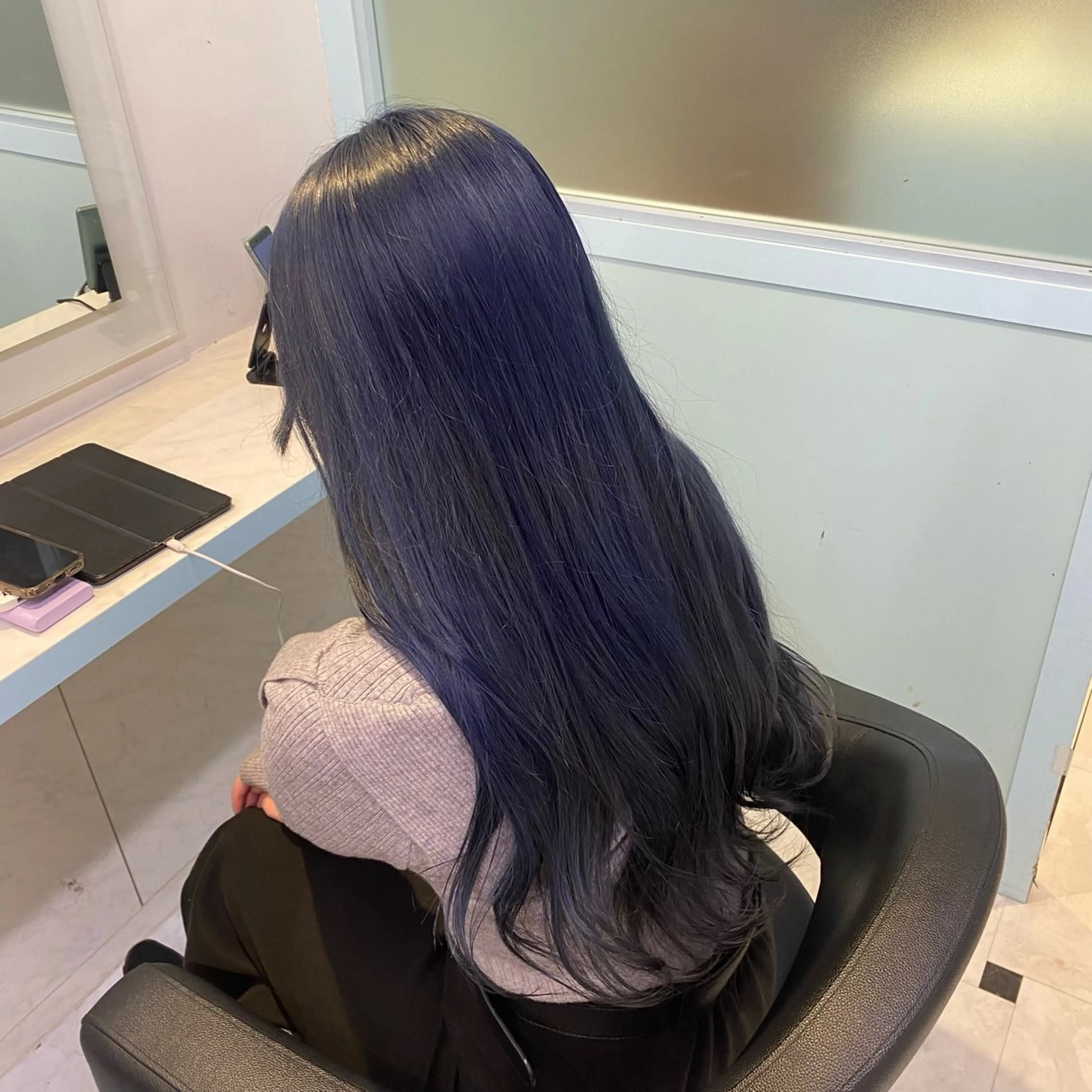 ロング ヘアカラー トリートメント 🤎モテ髪＆透明感 ミルクティー🥣🤎のヘアスタイル