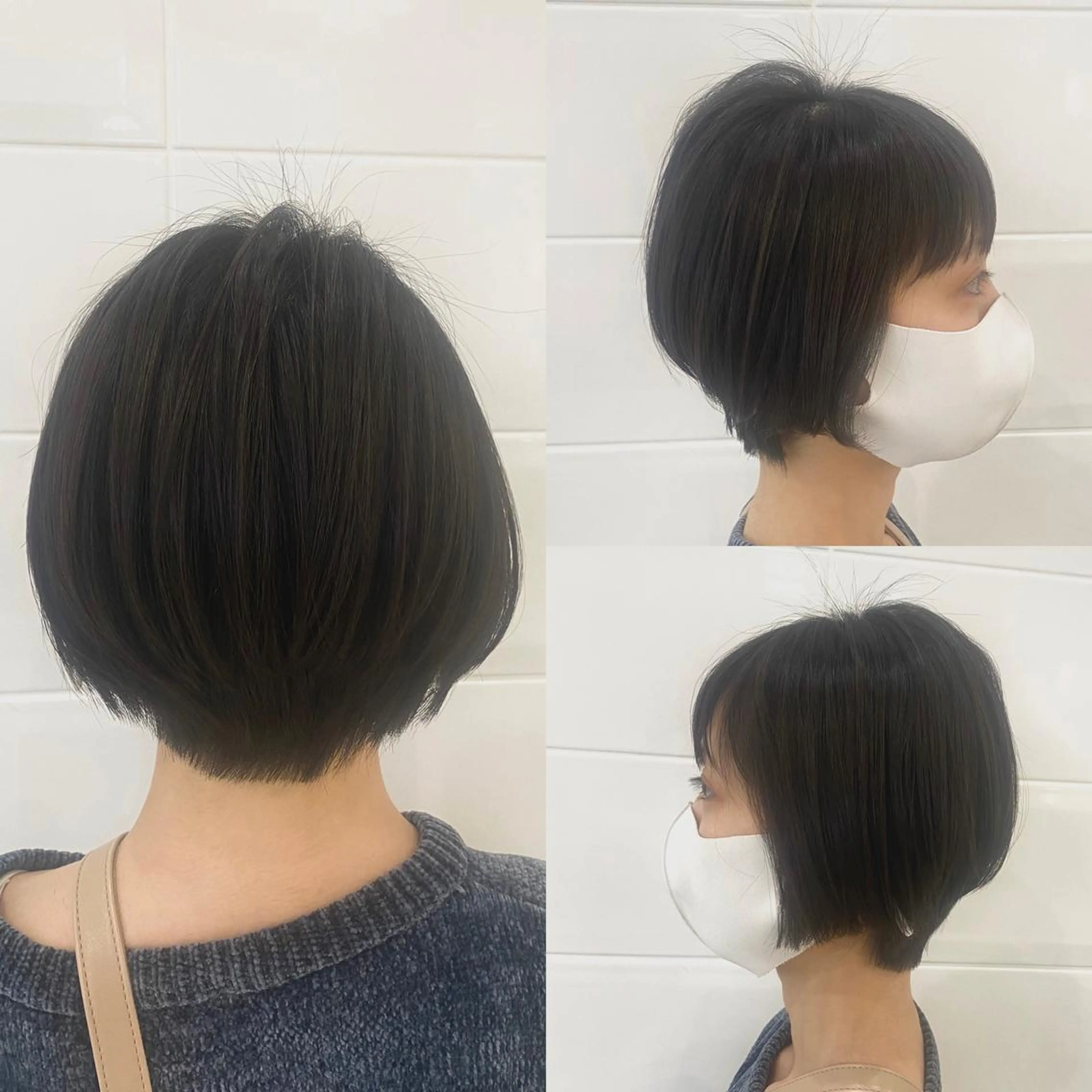 ショート ショートボブ ボブ ショートヘア 竹内 美貴のヘアスタイル