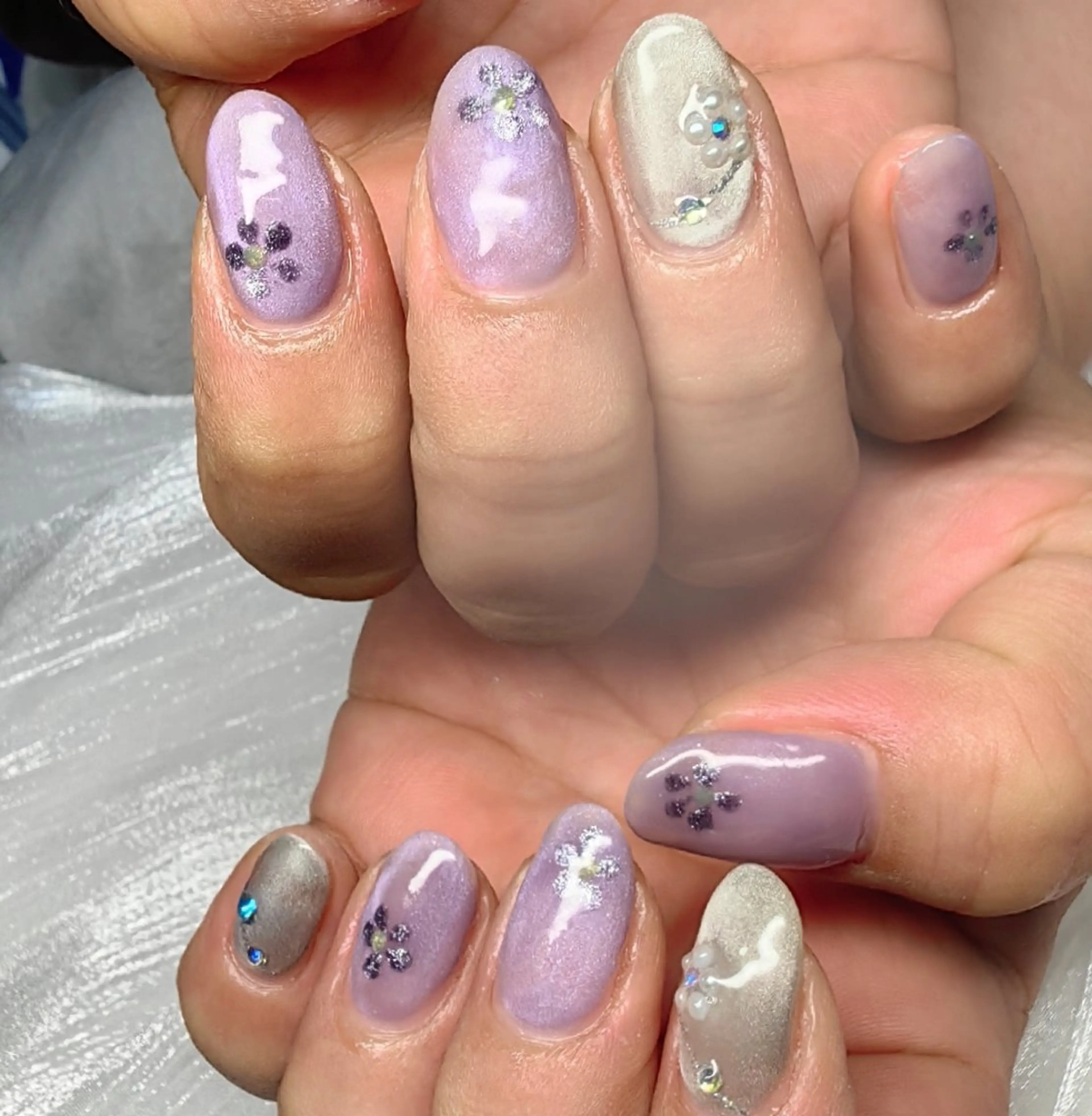 ネイル マグネットネイル ハンドネイル reve あやののネイルデザイン