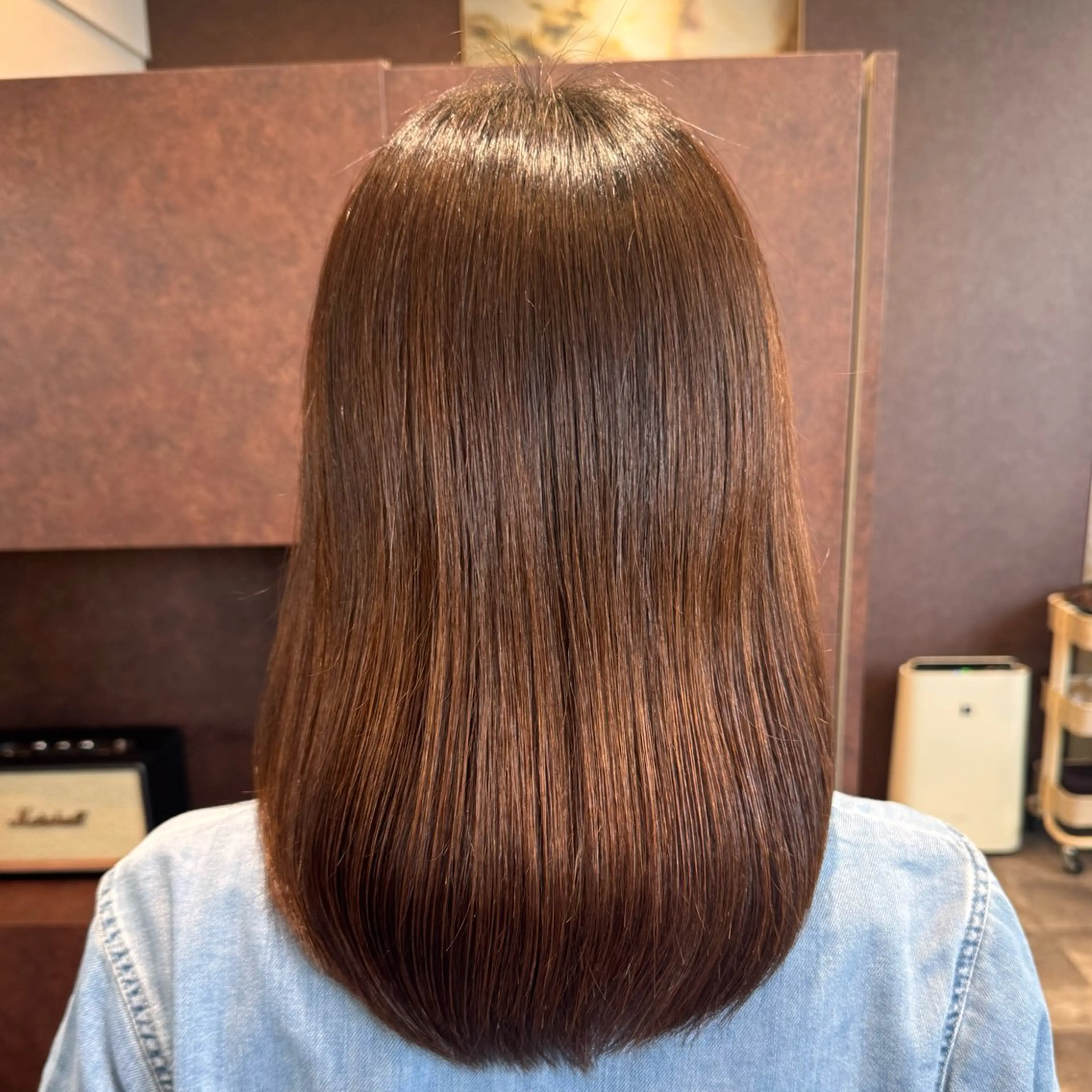 ミディアム 髪質改善 /市村 優音のヘアスタイル