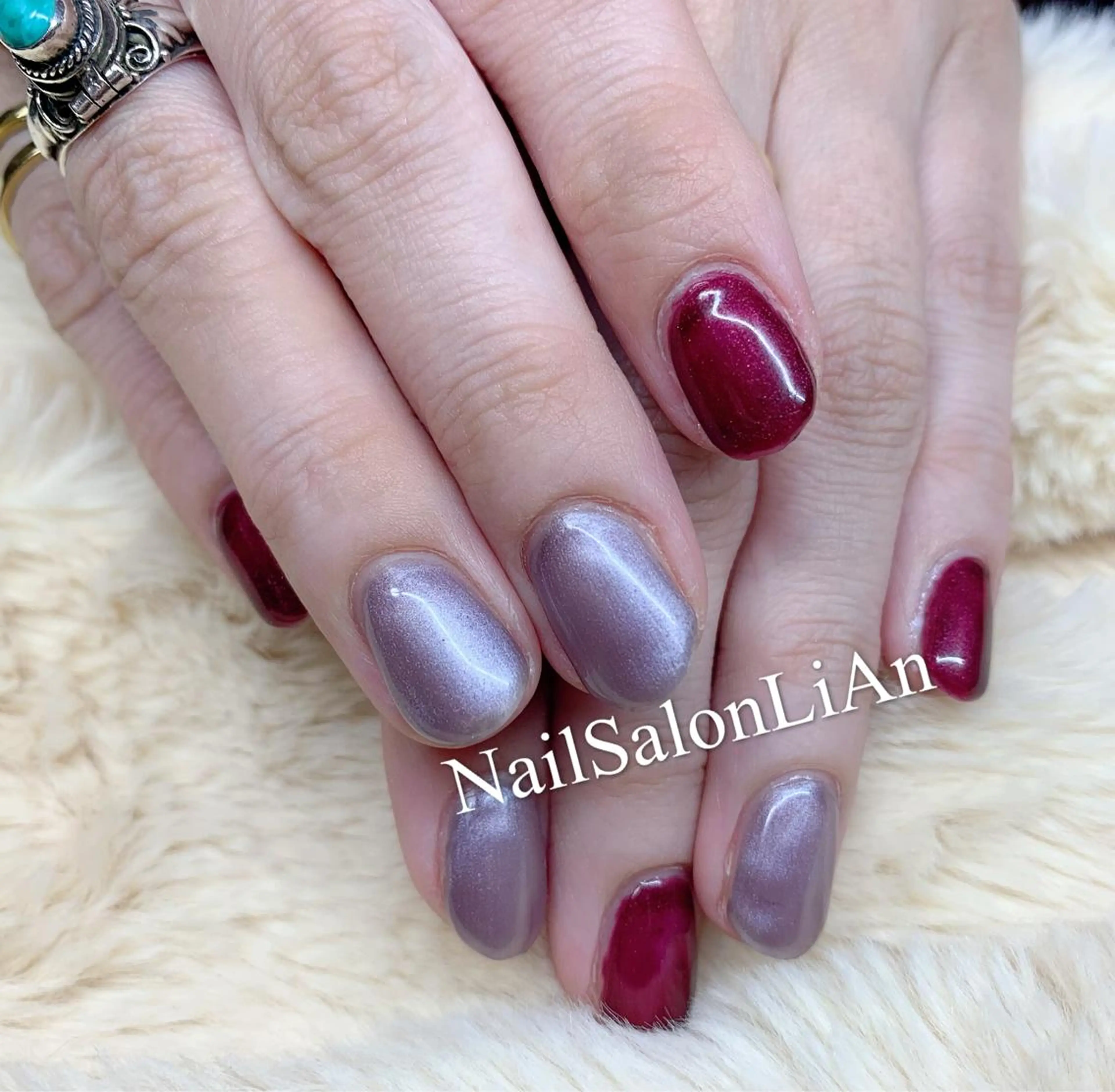 ネイル 持ち込み ハンドネイル NailSalon LiAnのネイルデザイン