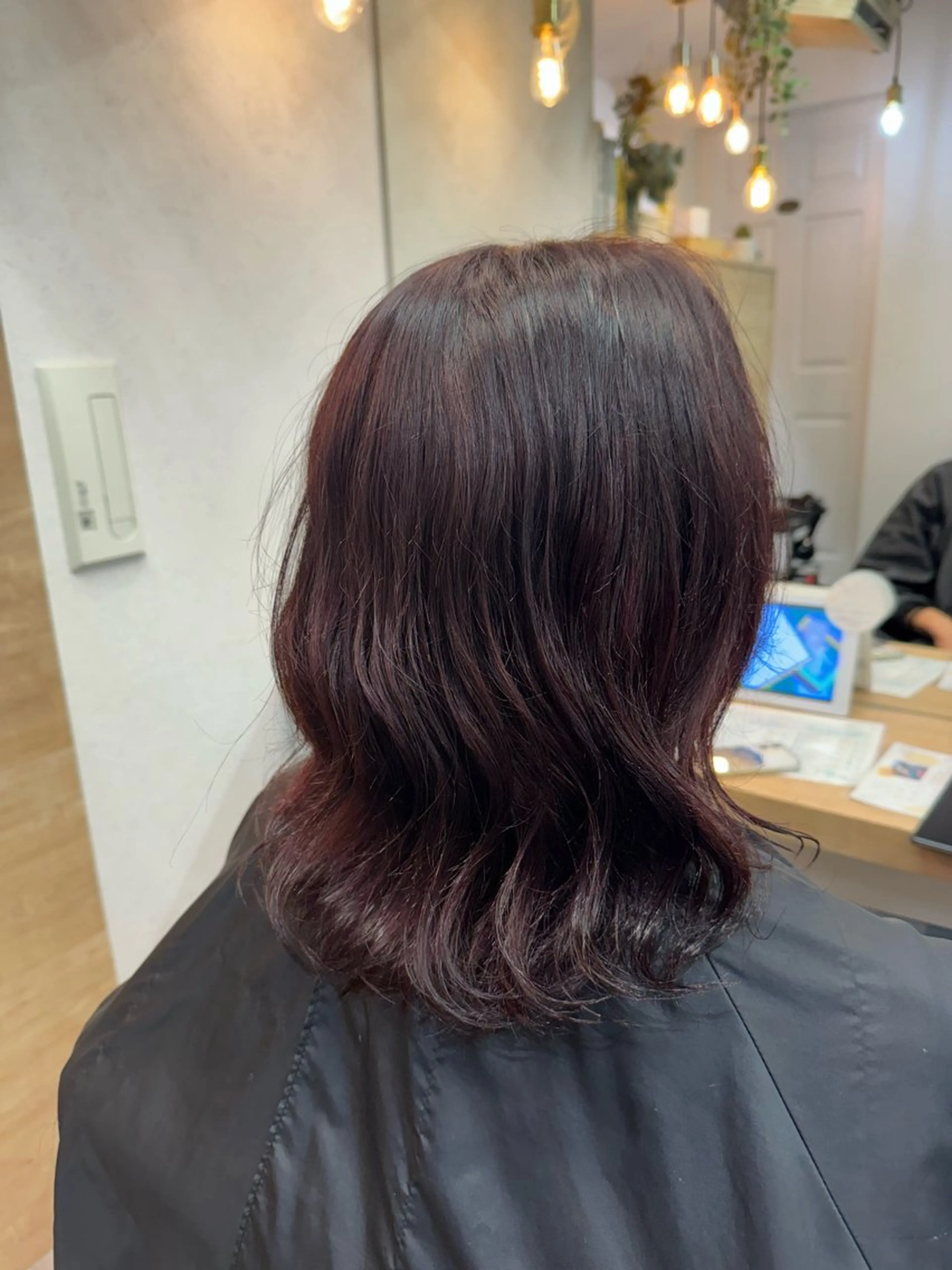 ミディアム カラー ヘアカラー トリートメント 縮毛矯正/エクステ /艶カラー/ヘアメのヘアスタイル