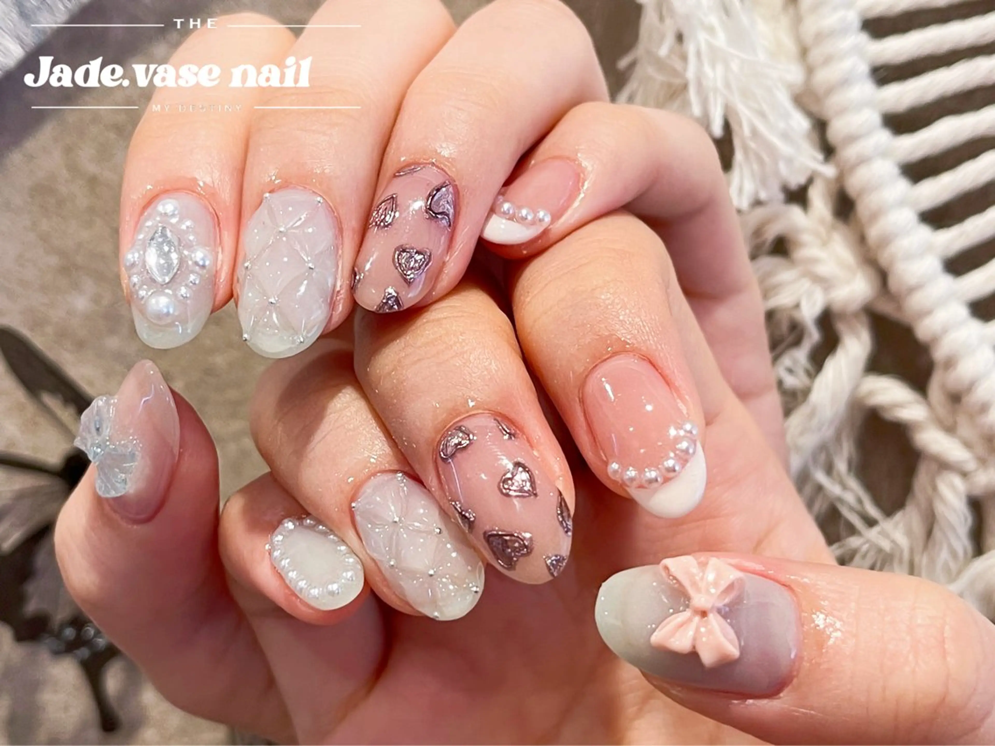 ネイル ハンドネイル ハンドケア ✰Jade.vase 银座のネイルデザイン