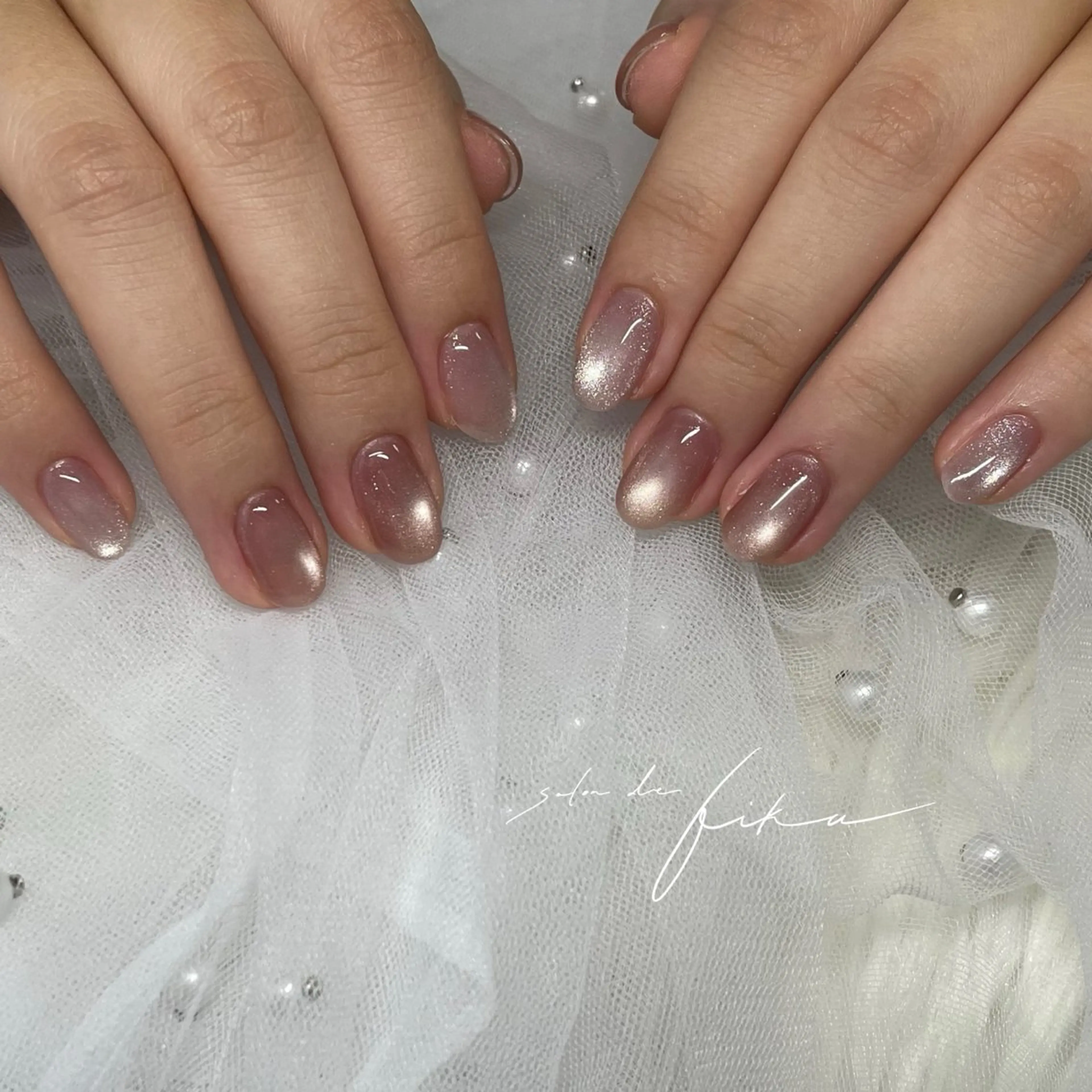 ネイル マグネットネイル ハンドネイル Saki 【パラジェル取扱店】のネイルデザイン