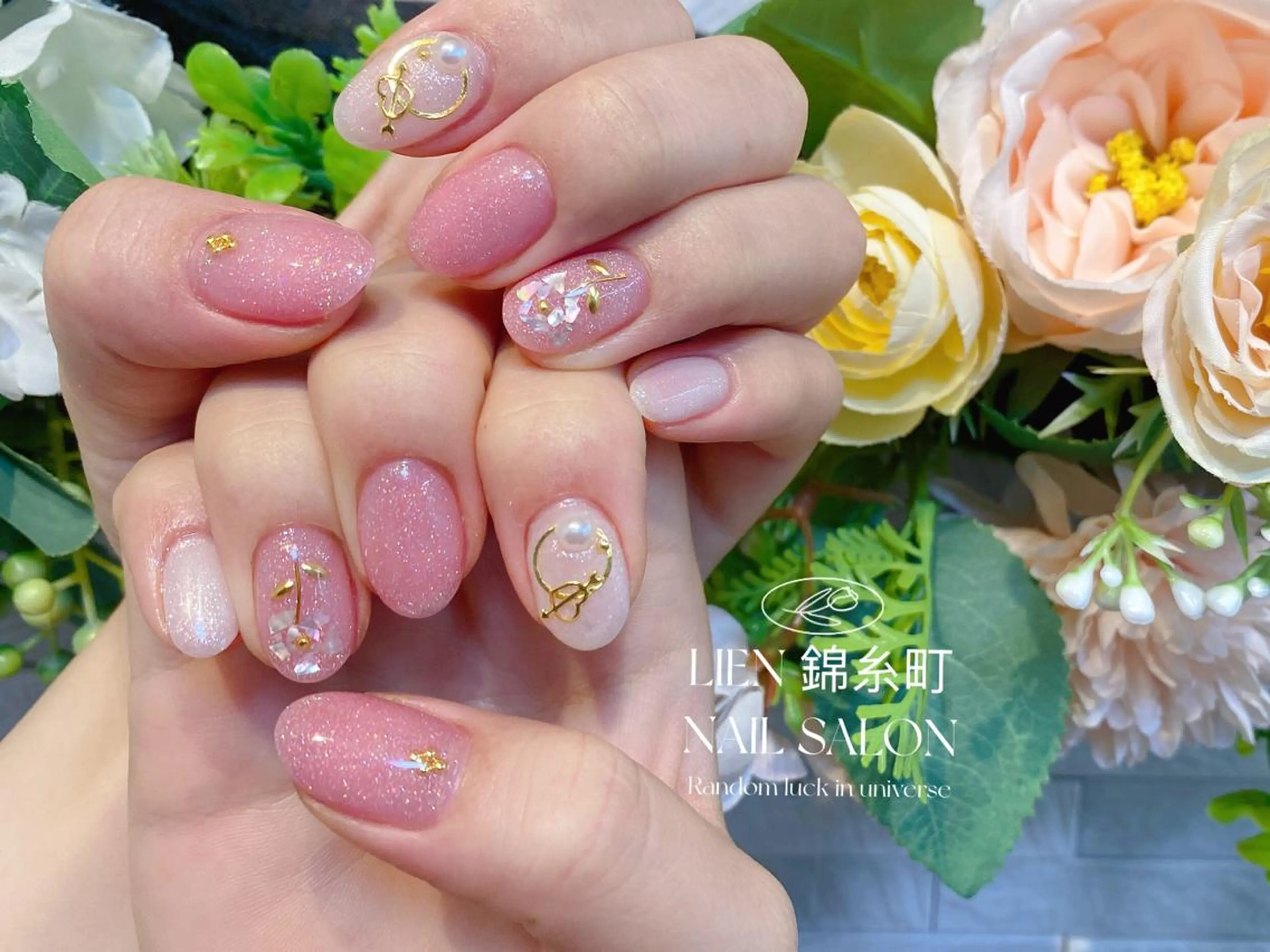 ネイル 春ネイル ハンドネイル Lien  _リエン リエンのネイルデザイン