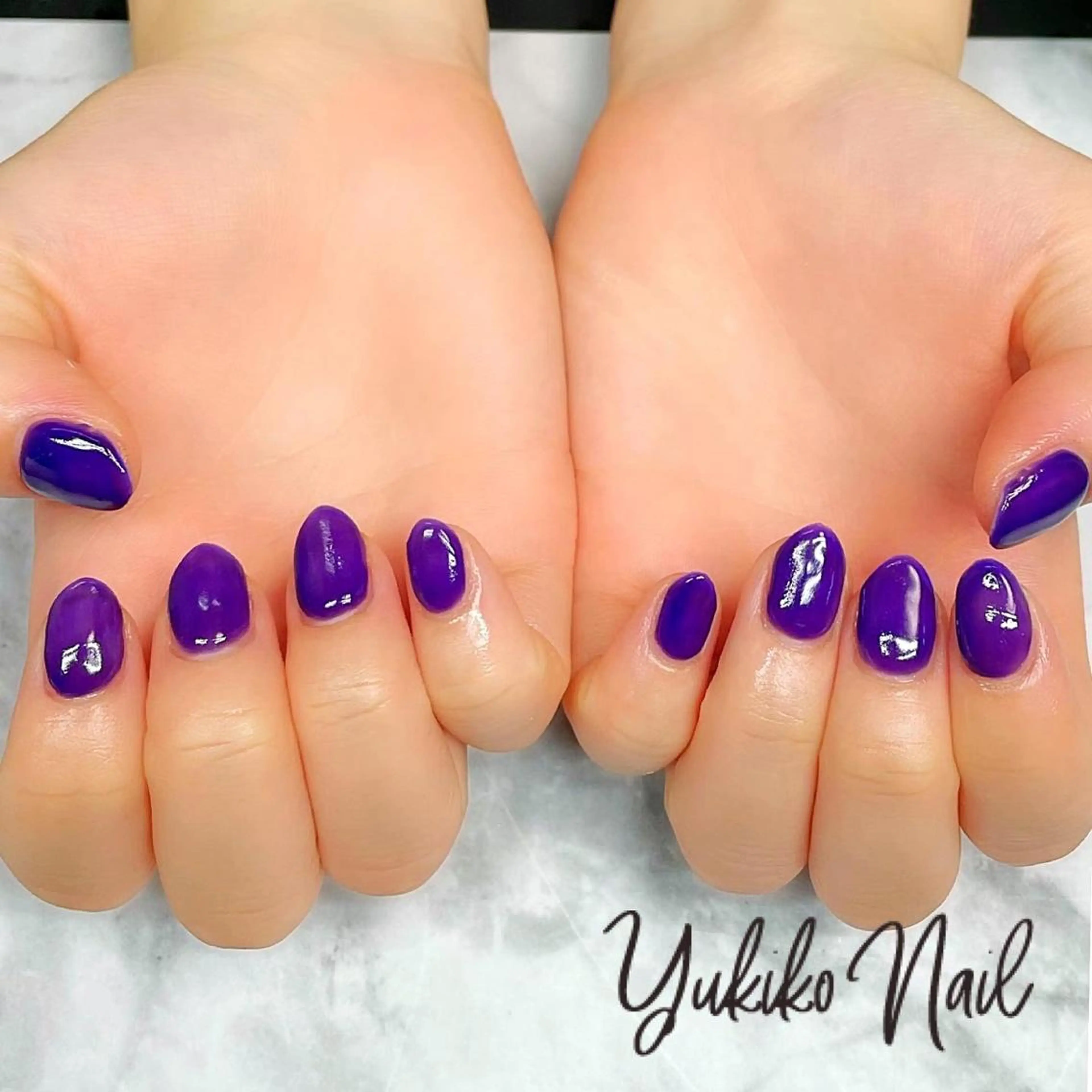 ネイル ワンカラーネイル ユキコ ネイルのネイルデザイン