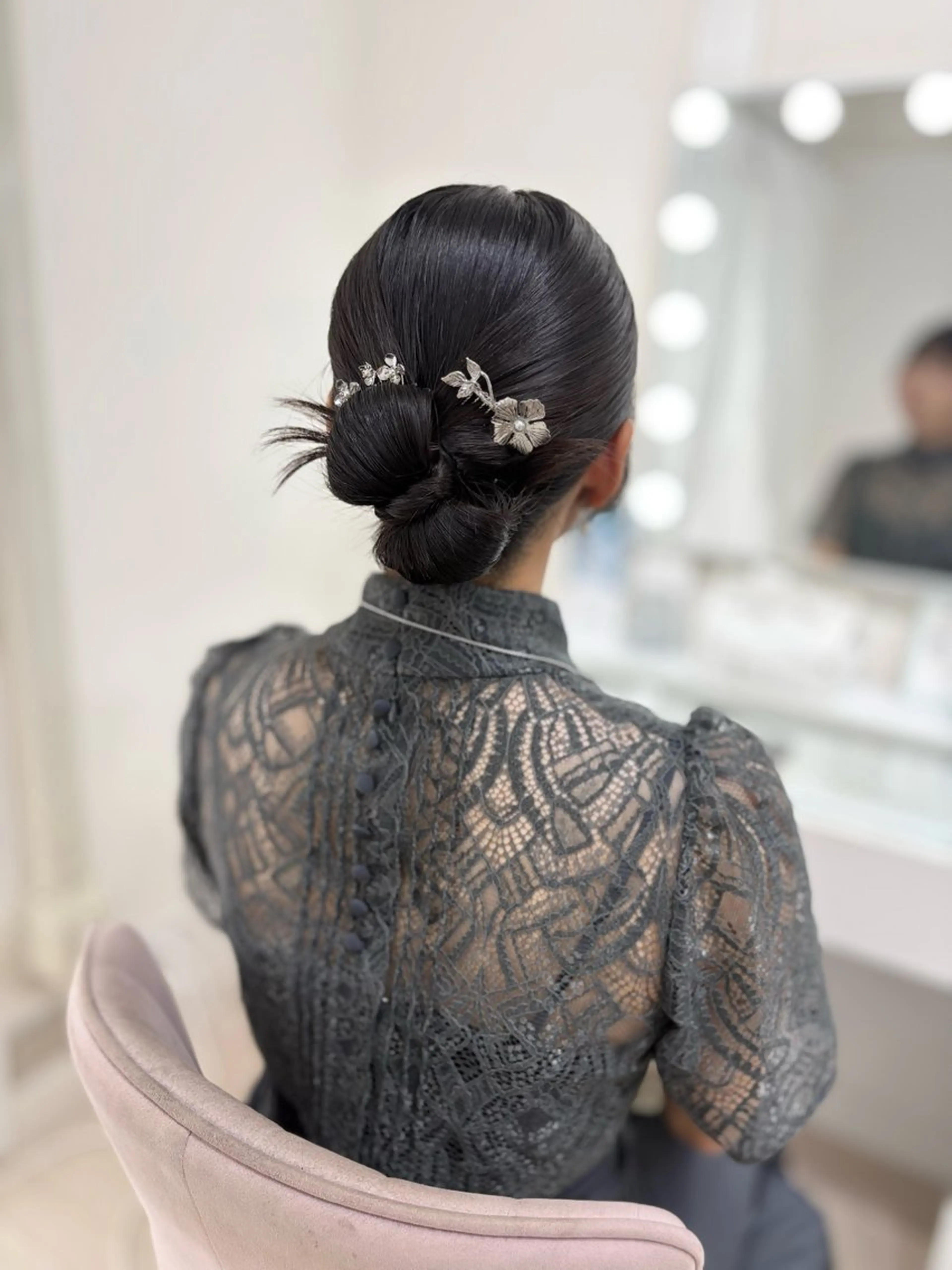 ミディアム ヘアアレンジ ヘアセット ヘアセットサロン /上坪愛美のヘアスタイル