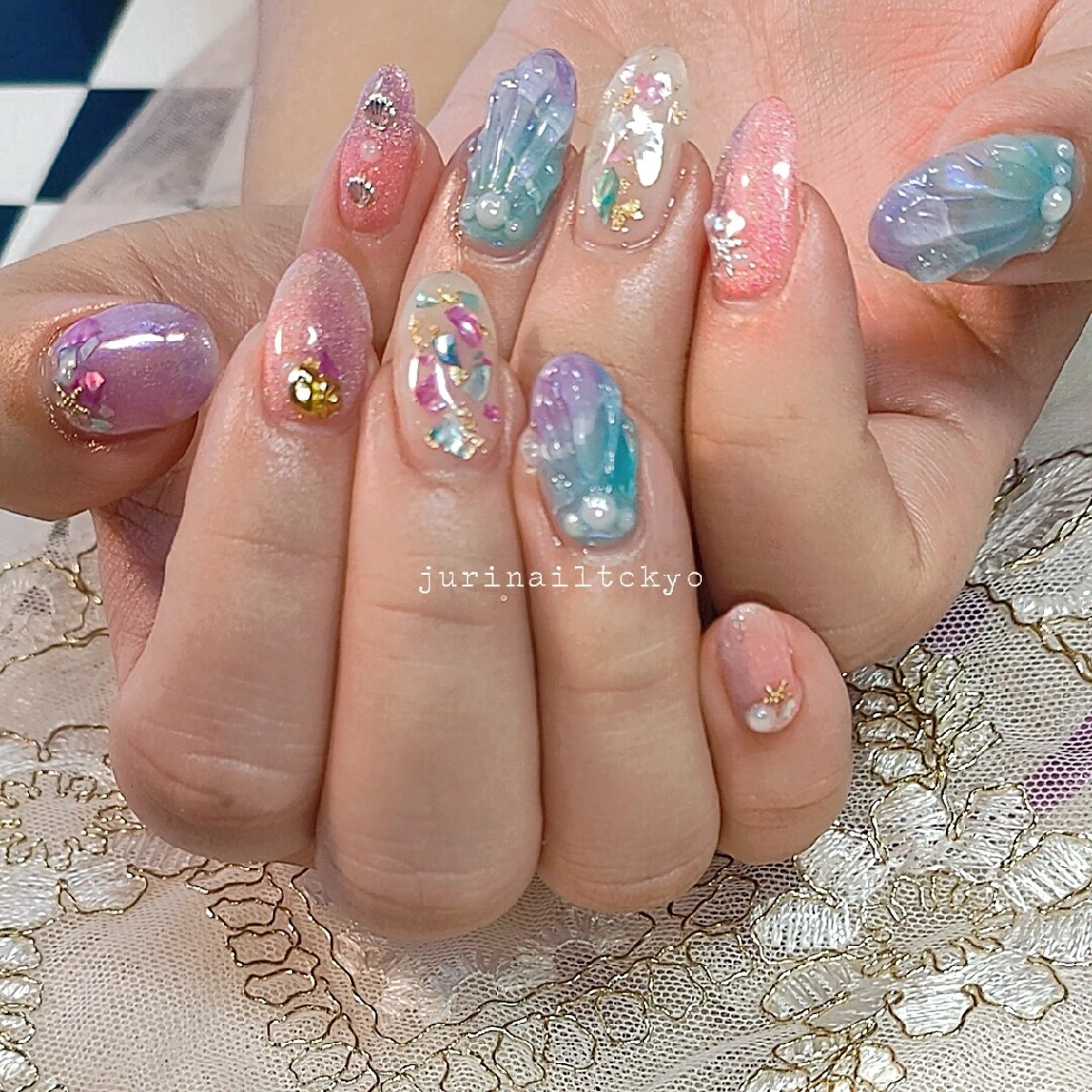 ネイル ハンドネイル フットネイル ハンドケア jurinailtokyo所属・jurinail tokyoのネイルデザイン
