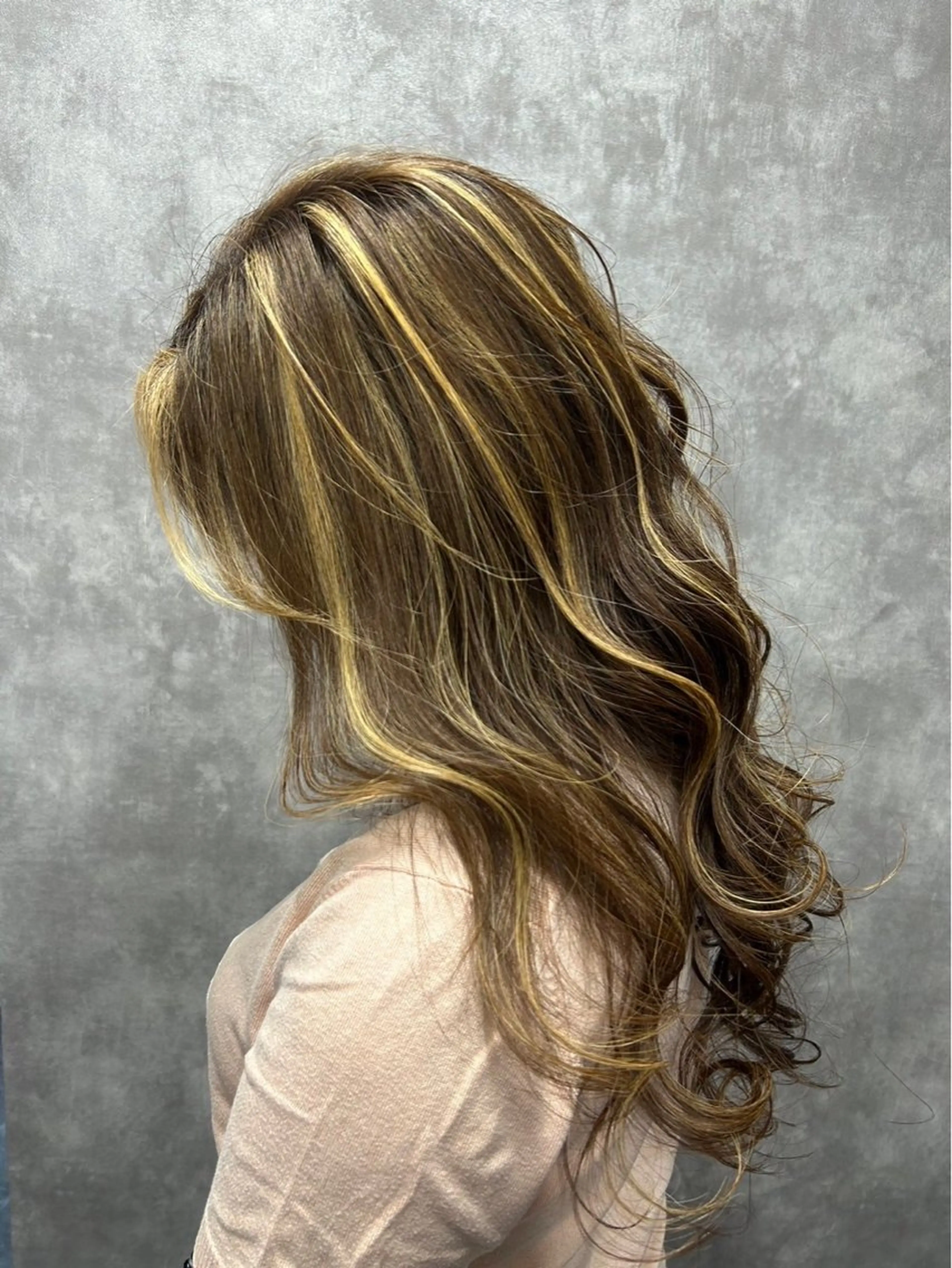 セミロング ヘアカラー トリートメント marron 加瀬のヘアスタイル