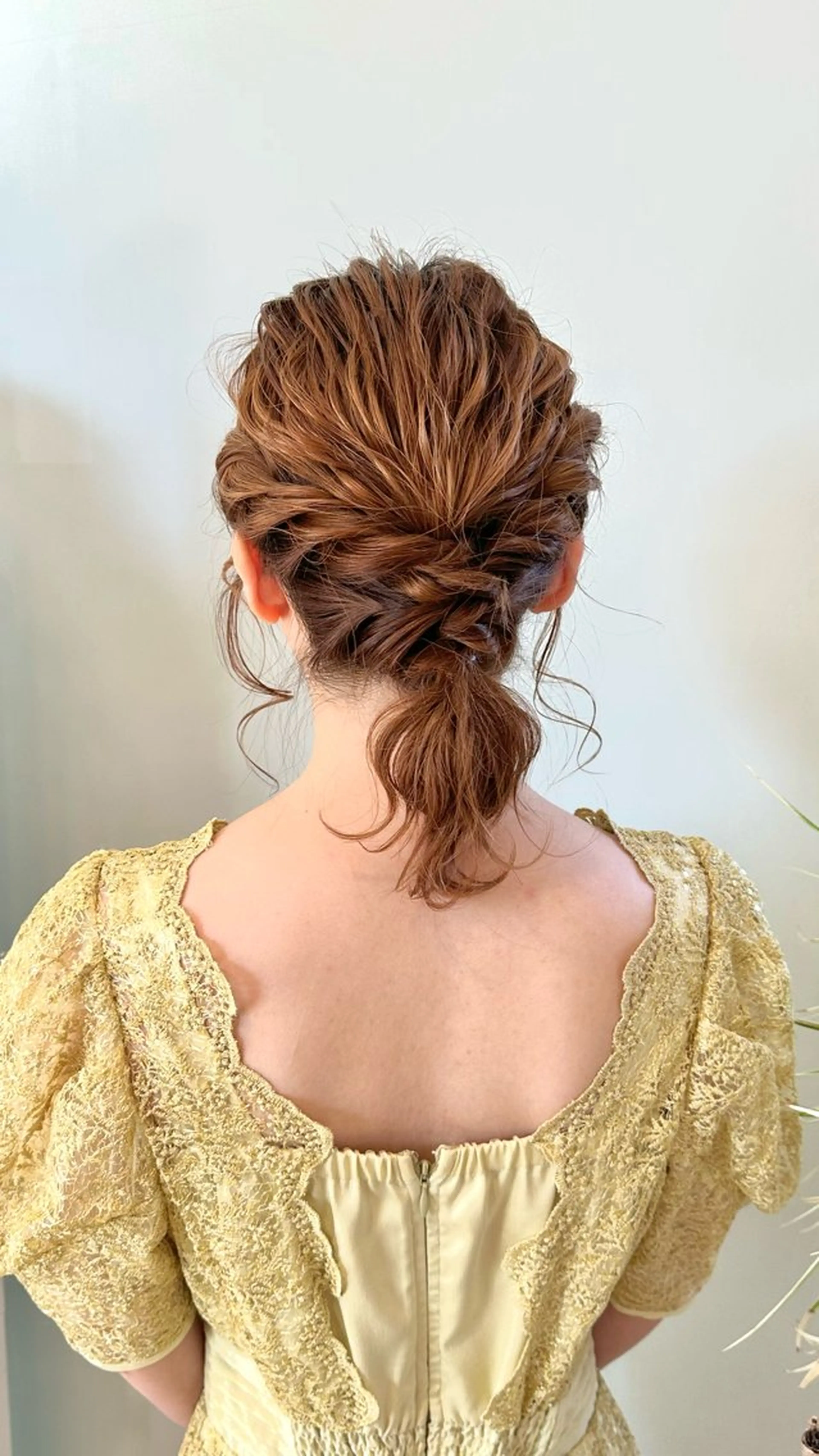 ミディアム カラー ヘアアレンジ ヘアセット 原宿/韓国ボブ /くびれボブ/優希のヘアスタイル